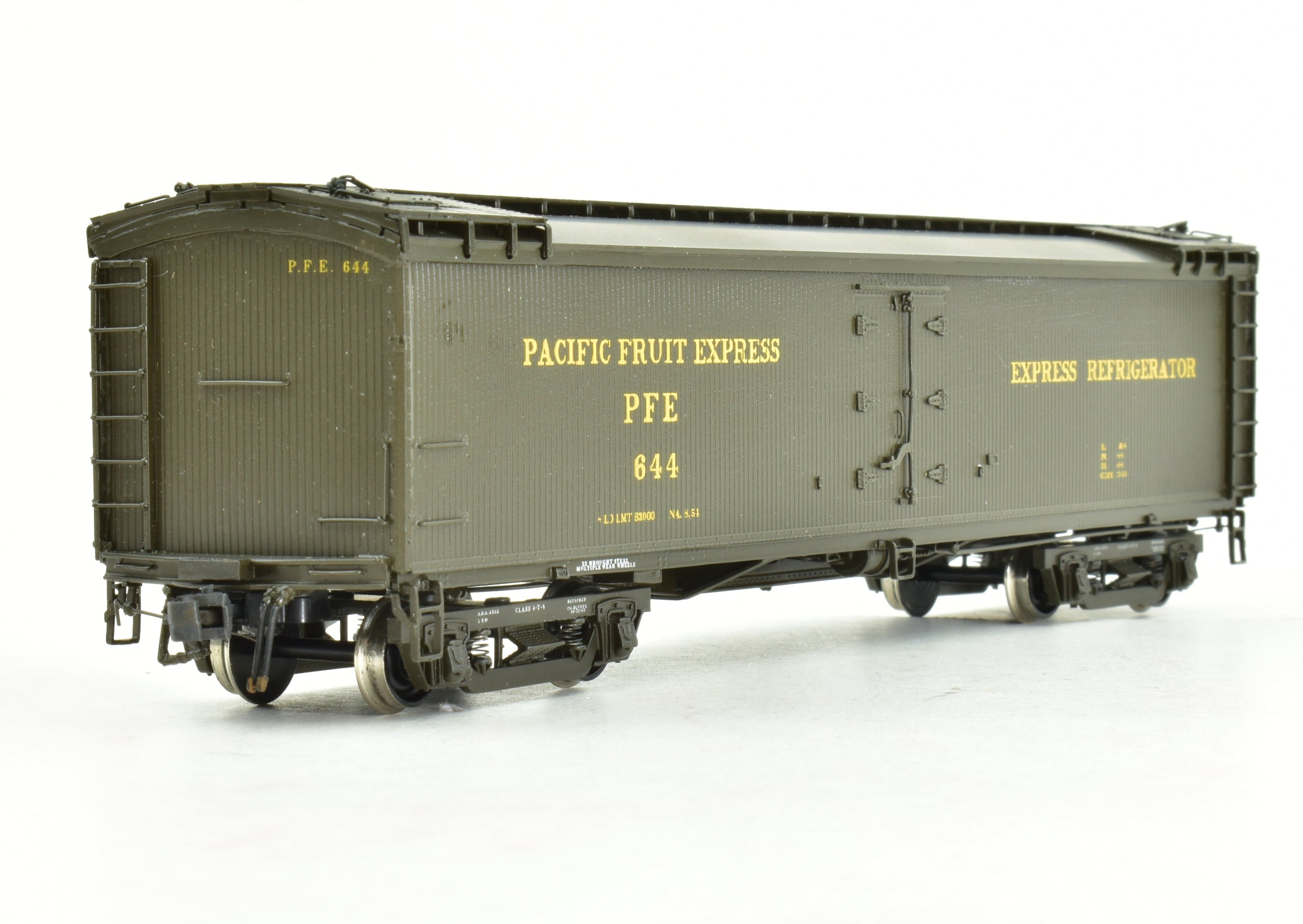 HO Scale Brass CON CIL Challenger Imports Pacific Fruit Express Refrigerator Car Rebuilt Version FP Model