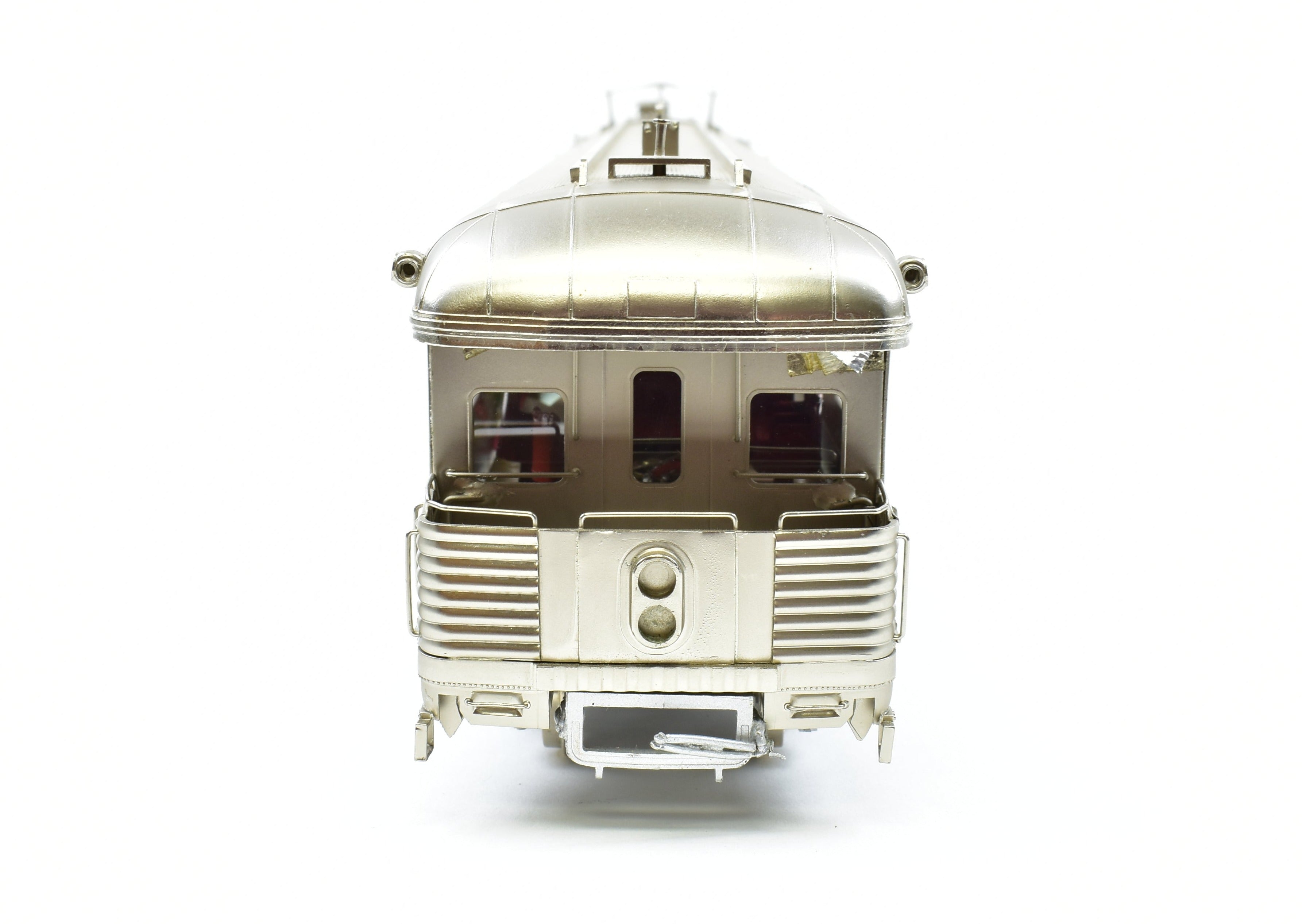 O Scale Brass Model of Pecos River Brass ATSF - Santa Fe Topkea Business Car without Interior Lights (Consignment Model)