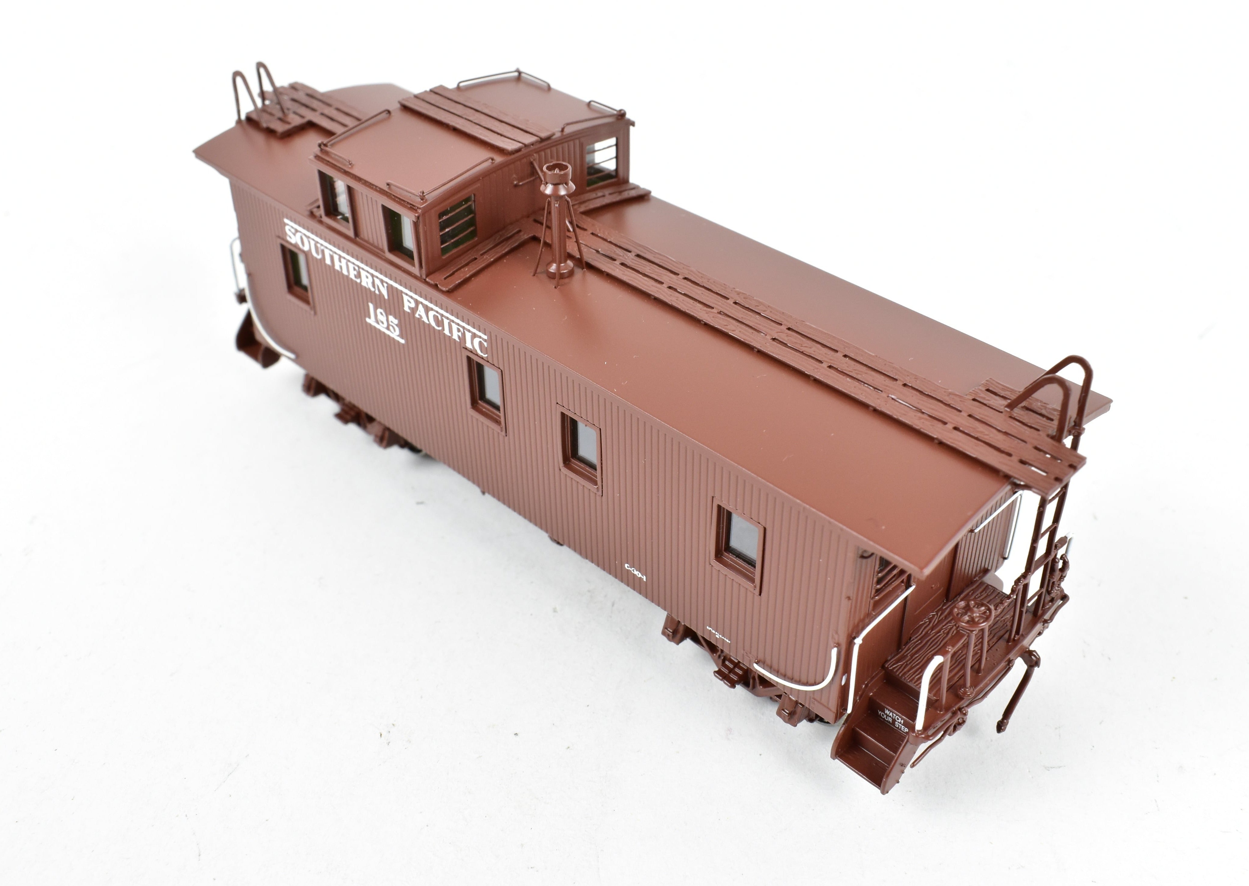 HO Scale Brass CIL Southern Pacific Wood Side Caboose Straight Side Cupola Class C - 30 - 1 Model Train FP No. 185 by Challenger Imports