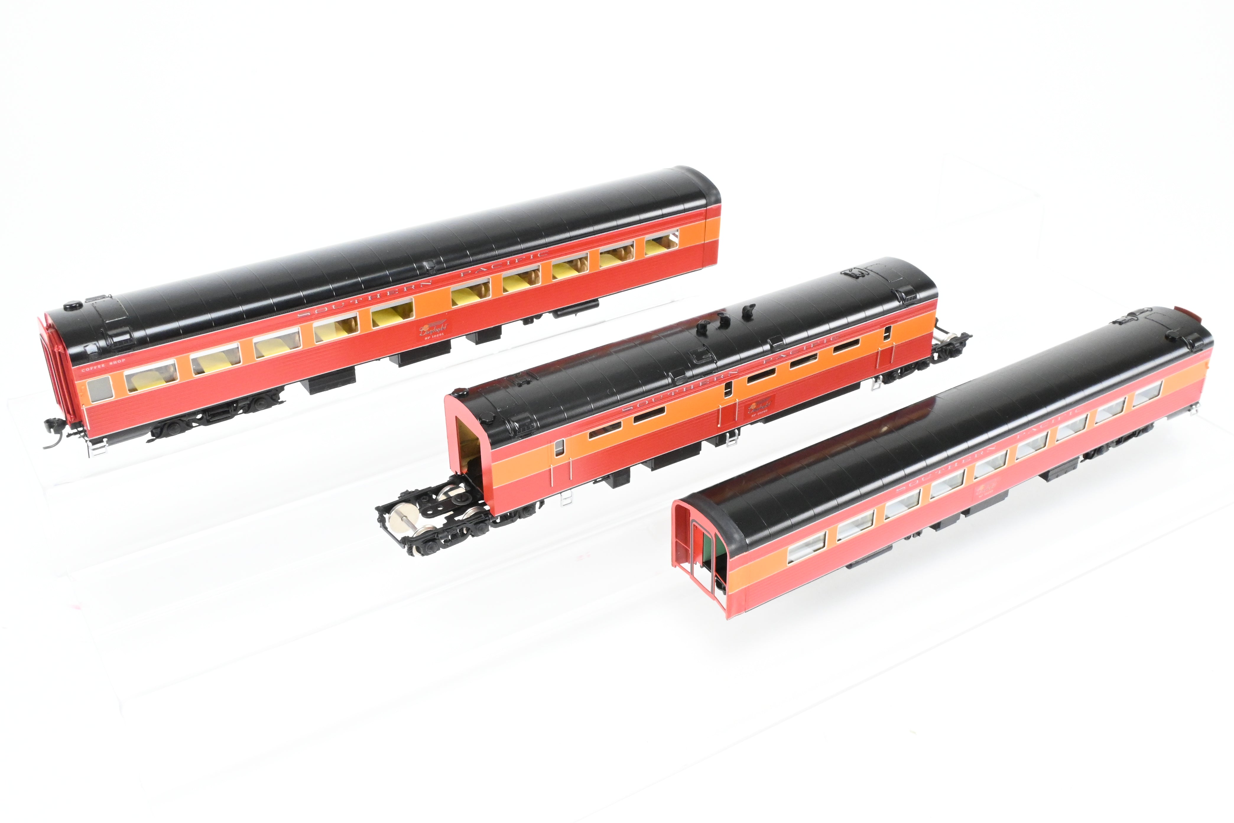 HO Scale Brass CON CIL - Challenger Imports Model Train Set - Southern Pacific 1955 Morning Daylight 10 - Car Full Train Set FP