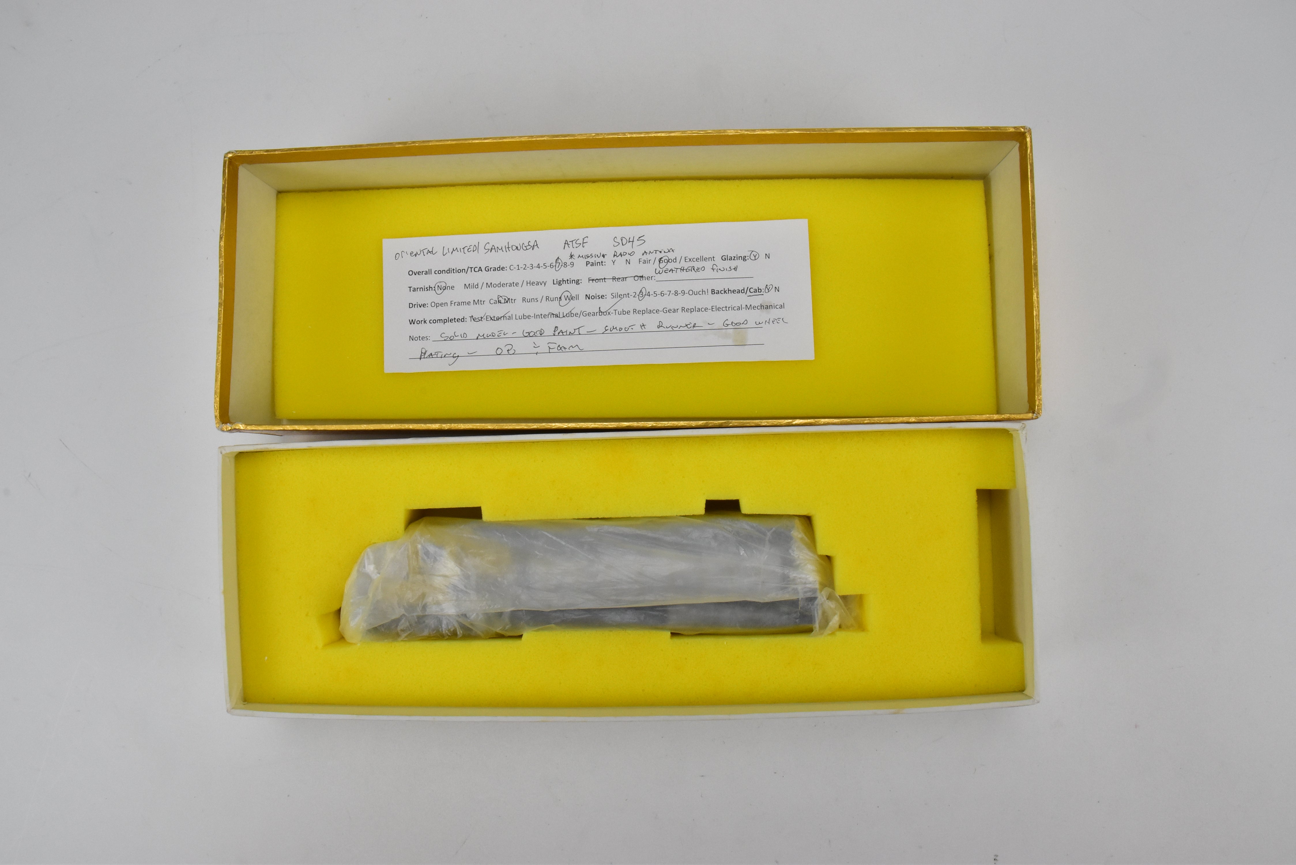 HO Brass Oriental Limited ATSF - Santa Fe EMD SD45 3600 HP Low Hood Late Version CP 5511