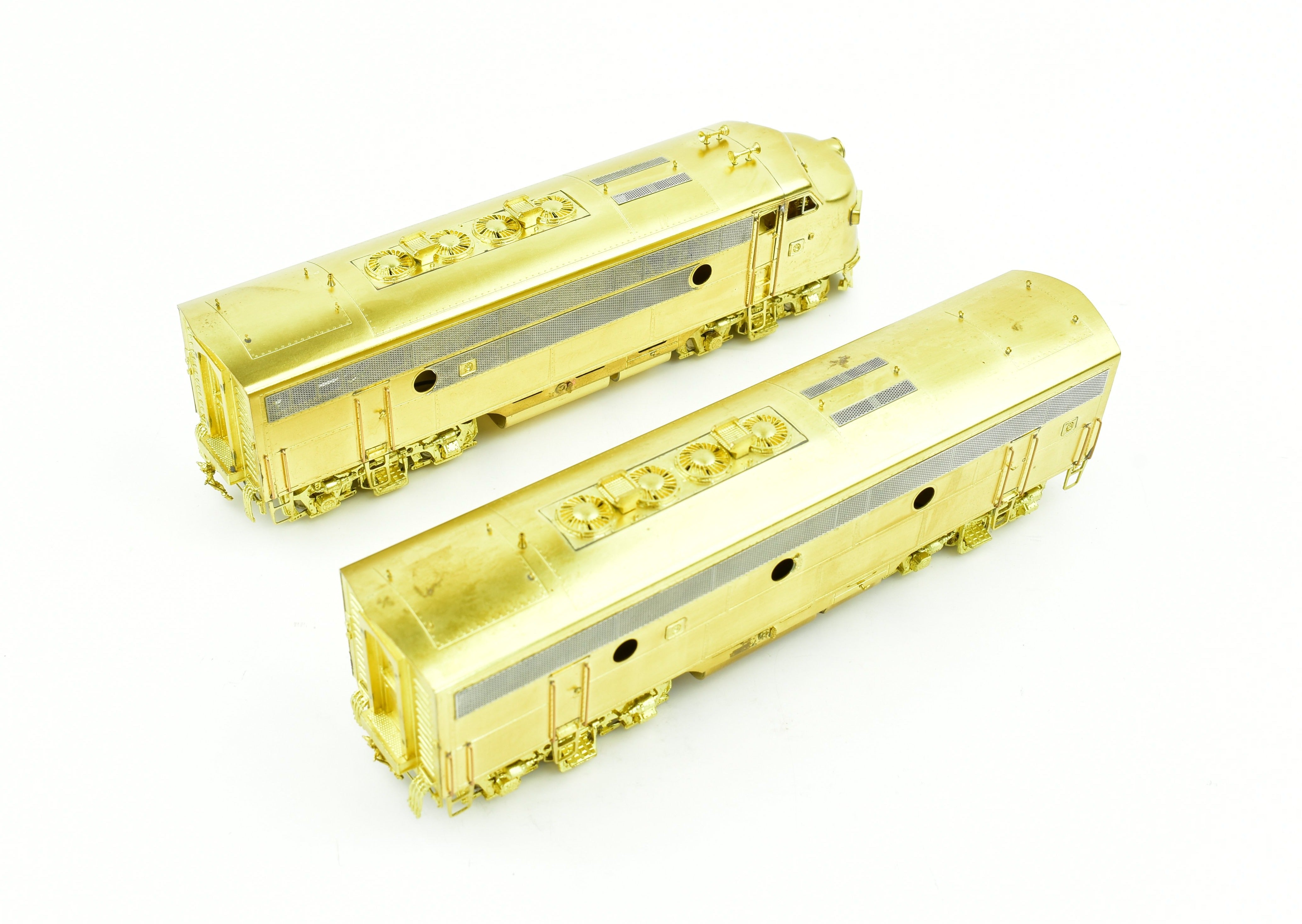 HO Scale Brass Model Train Set - Overland Models Inc. DL&W - Lackawanna EMD F3 A Unit and F3 B Unit Combo