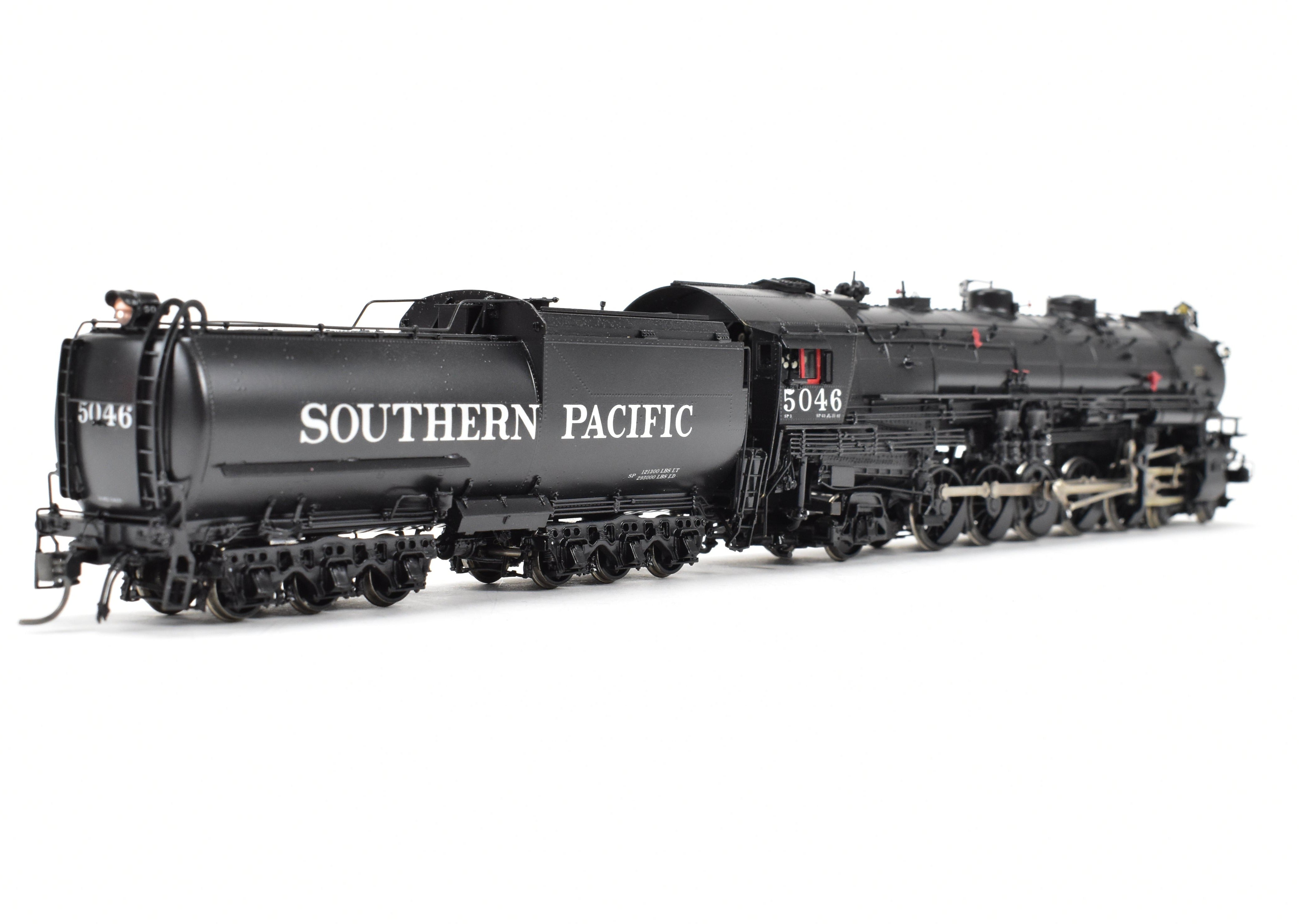 HO Scale Brass Precision Scale Co. SP-3 4-10-2 Pro Painted Locomotive #5046