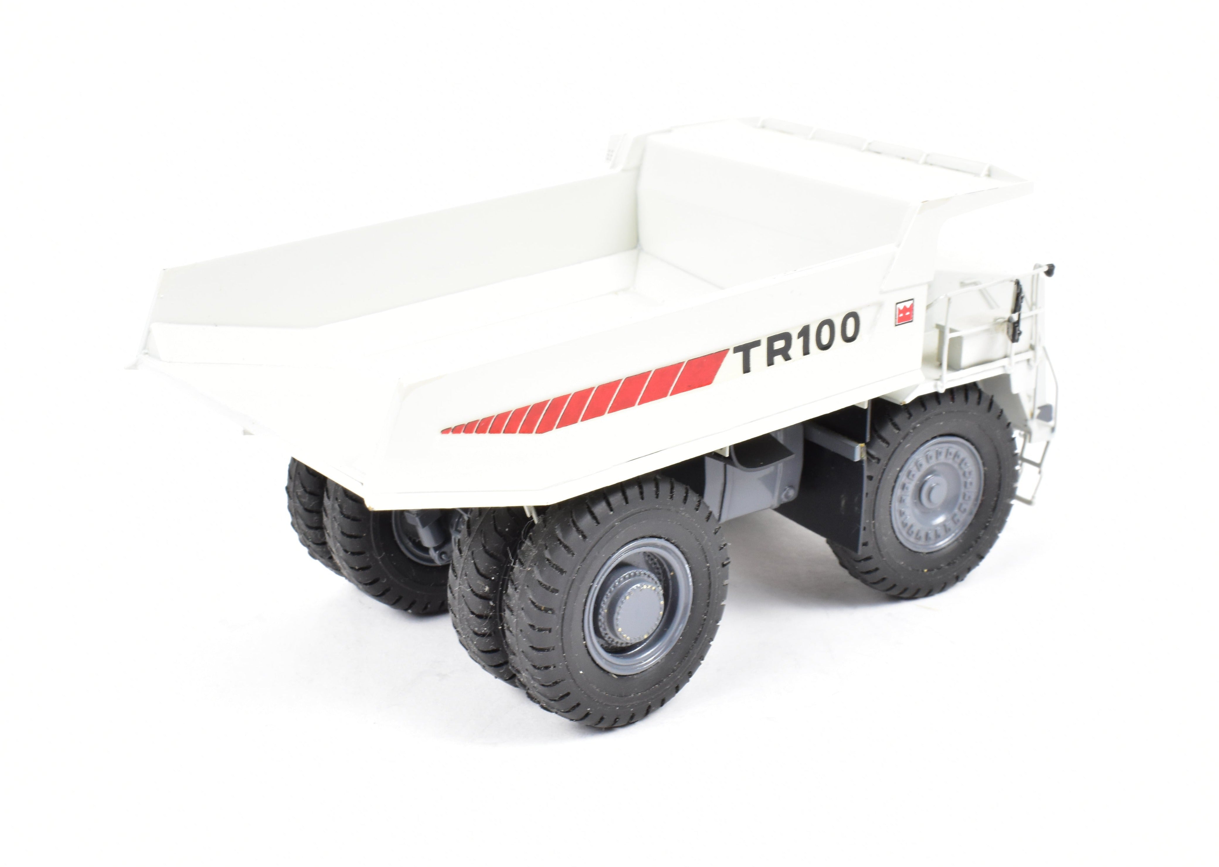 HO Scale Brass Terex Mining TR-100 Mine Truck No. 873.2R in White Livery