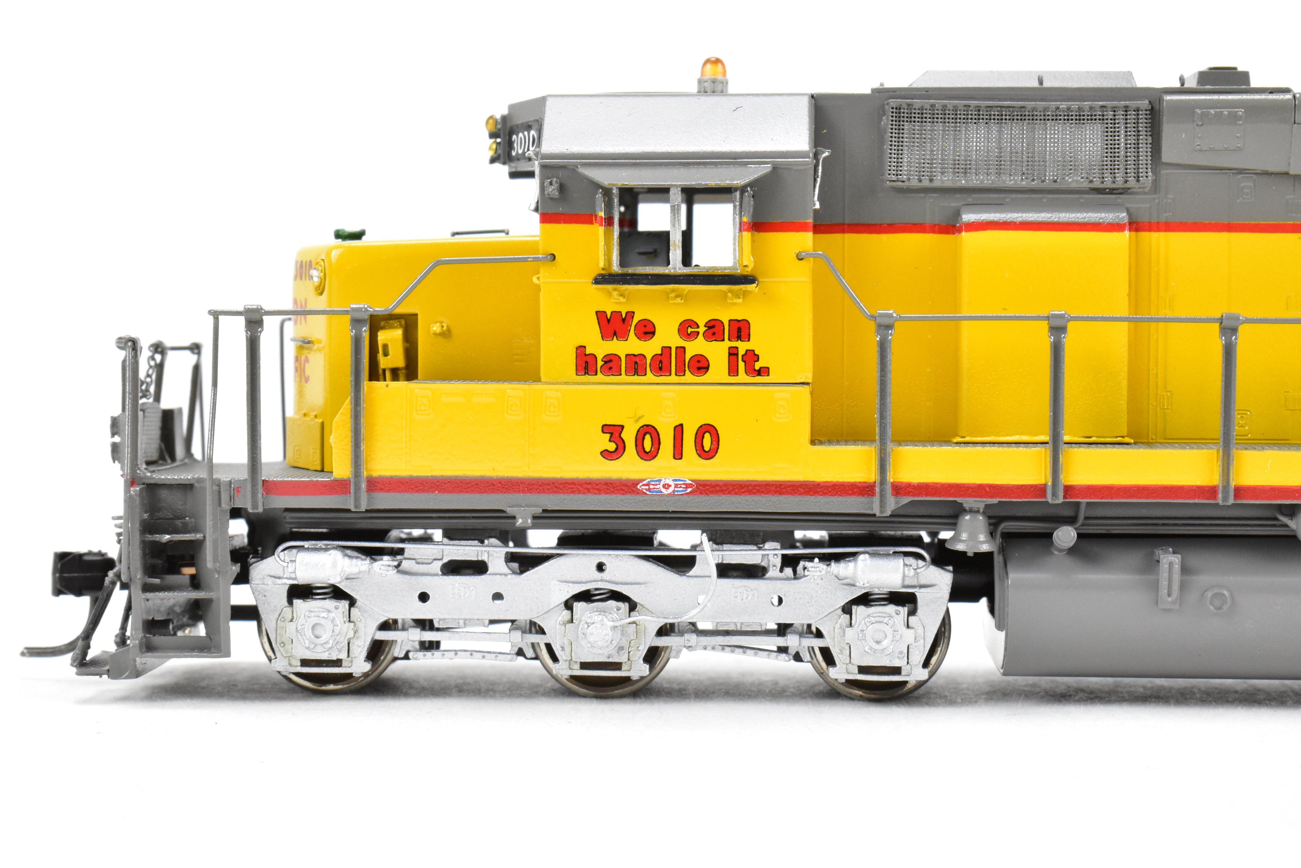 HO Scale Brass Model Train - Overland Models Inc. Union Pacific EMD SD40 Low Hood Custom Painted Locomotive No. 3010