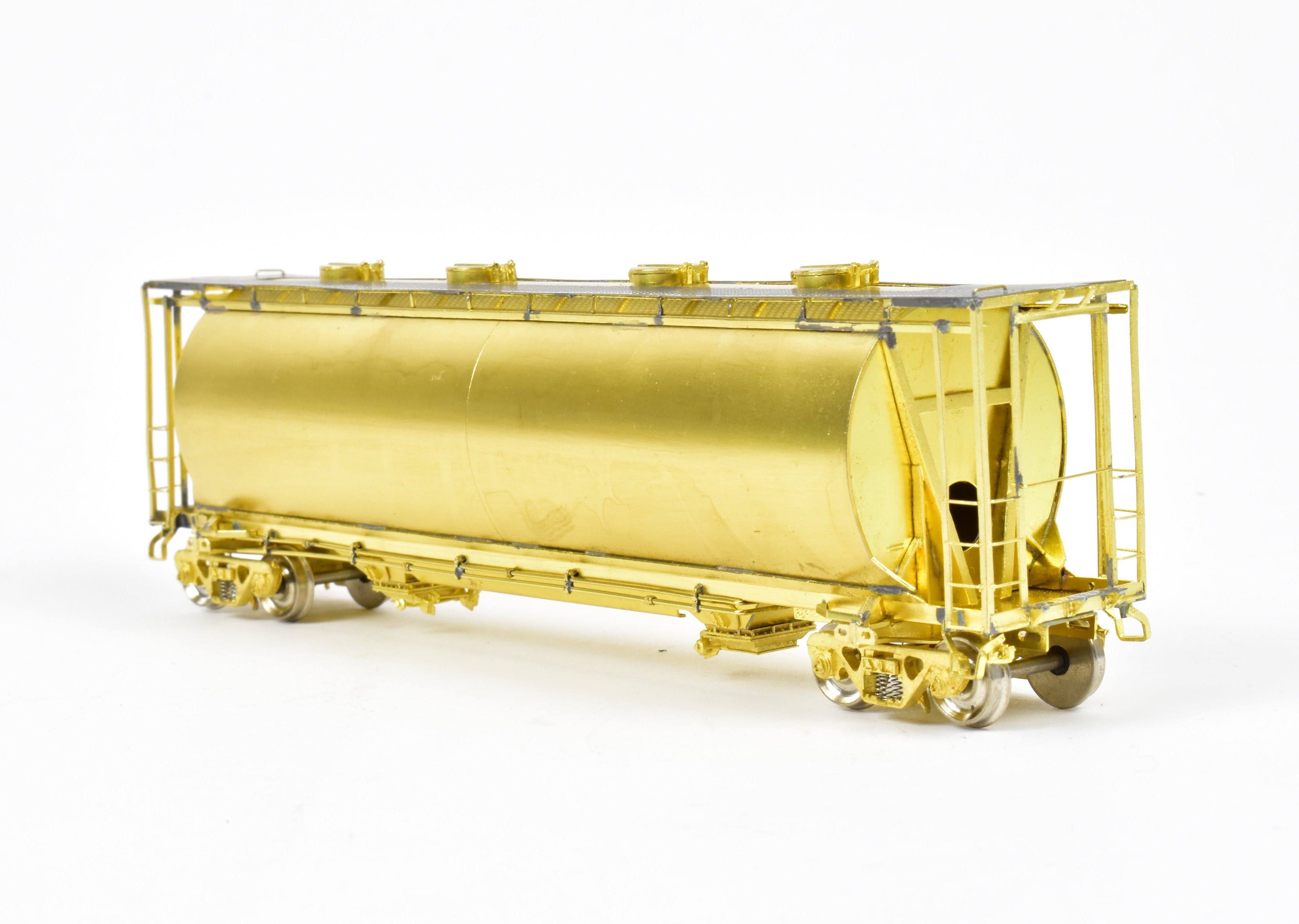 HO Brass OMI - CNJ & Conrail 2-Bay Cylindrical Hopper by Overland Models