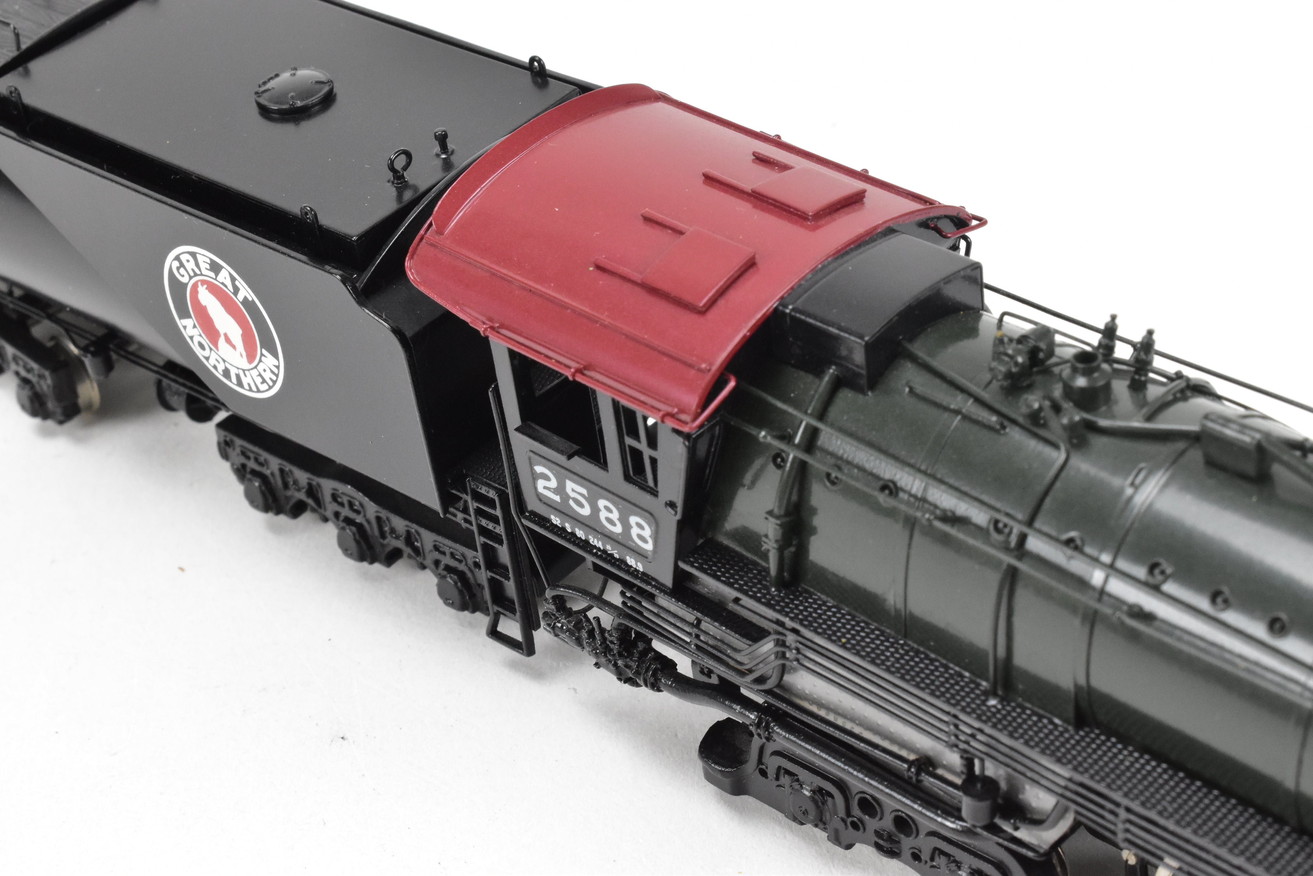 HO Scale Brass Tenshodo GN - Great Northern 4-8-4 Class S-2 Factory Painted Crown Model from the 1976 Production Run #2588