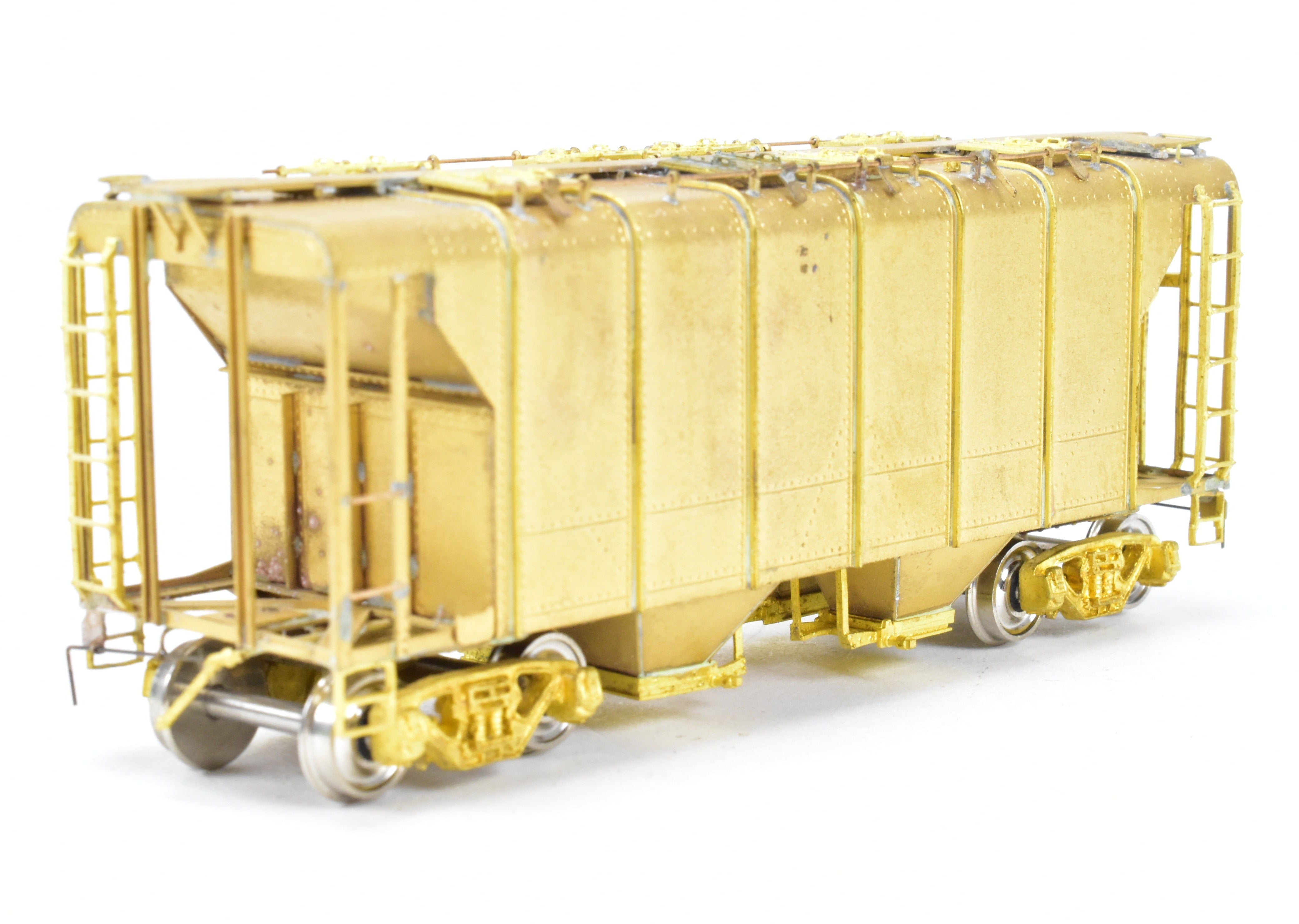 HO Brass OMI B&O N-34 Covered Hopper Wagon with Working Hatches