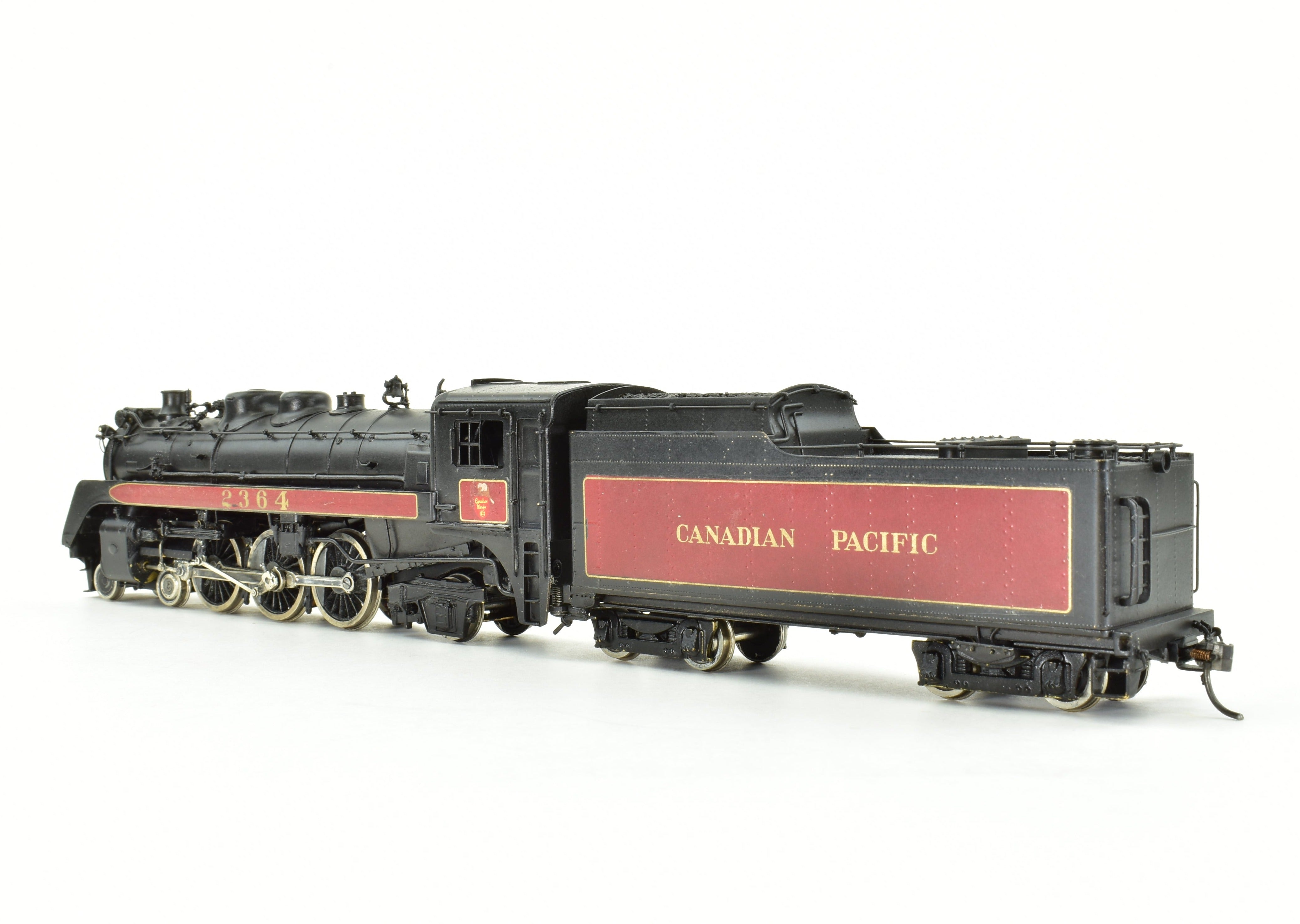 HO Scale Brass Model Train - Van Hobbies CPR Canadian Pacific Railway G - 3 4 - 6 - 2 Custom Painted Locomotive