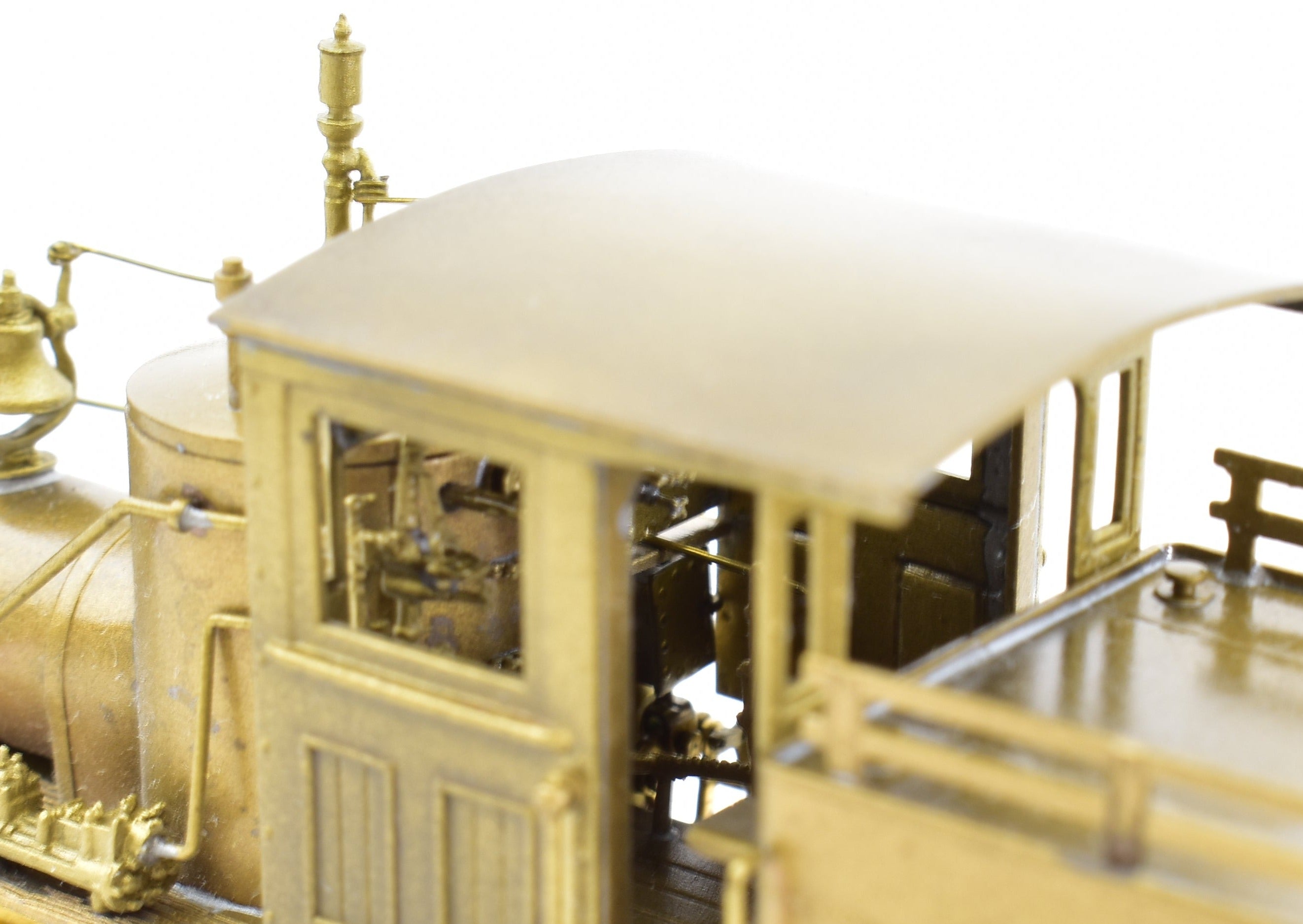 High - Quality HO Scale Brass Shay Locomotive Model - PFM - United Benson Logging Co. 2 - Truck Tee - Boiler Shay No. 528
