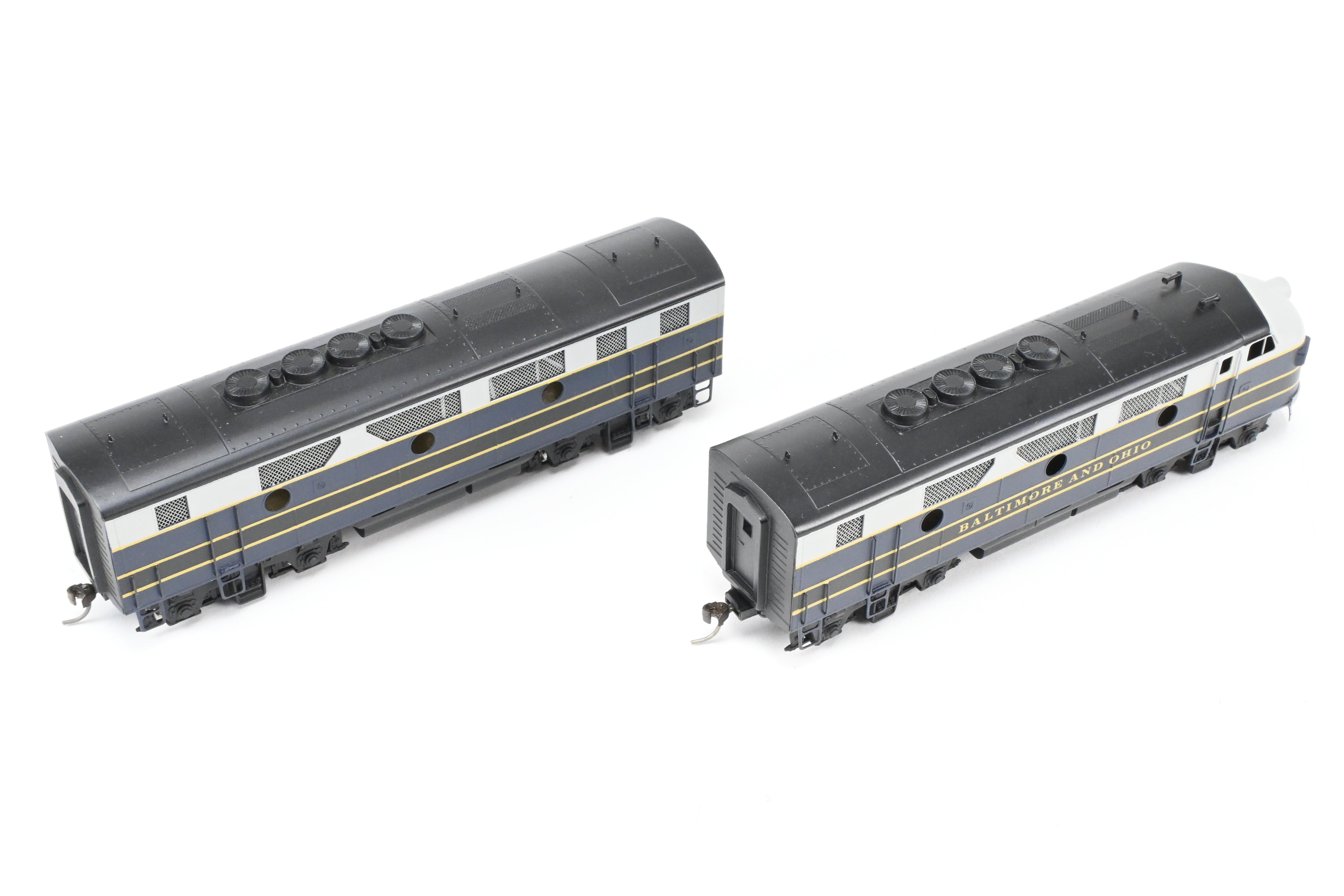 HO Scale Brass Hallmark B&O EMD F3 A/B Set - Powered A, Unpowered B