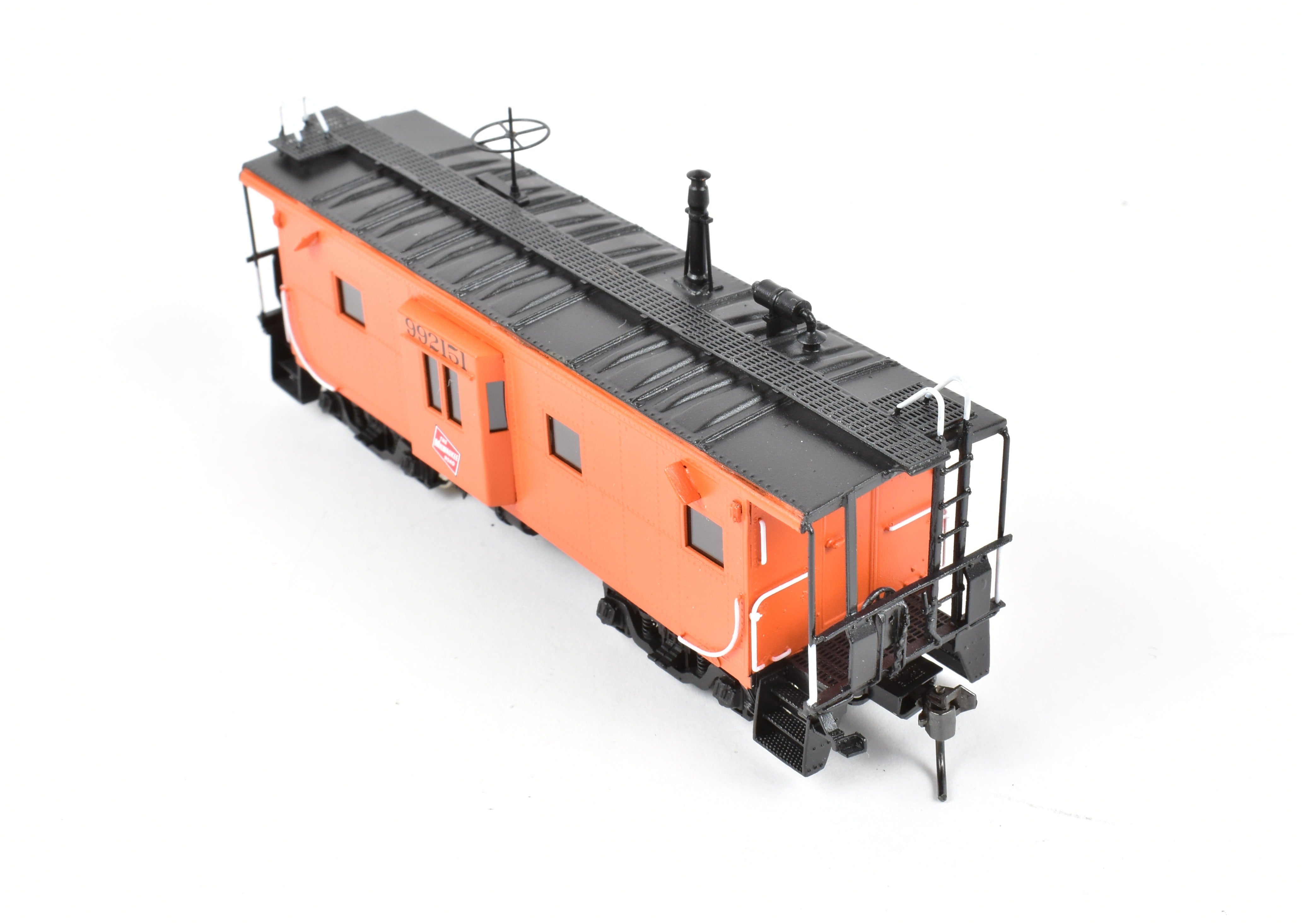 HO Brass OMI - Overland Models MILW Riveted Bay Window Caboose No. 992151