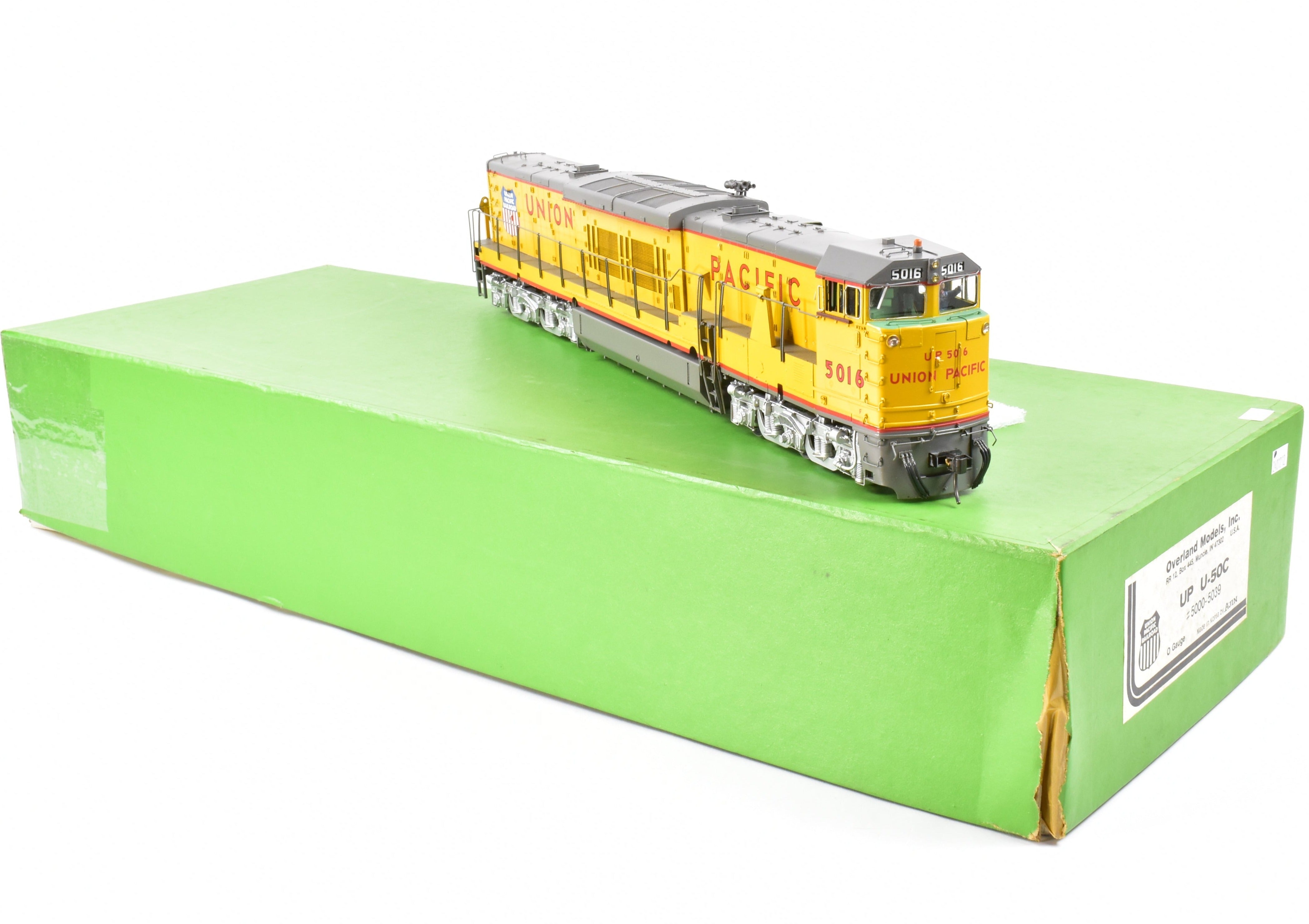 O Scale Brass Union Pacific U50C Locomotive Model - Overland Models, Inc., Professionally Painted No. 5016