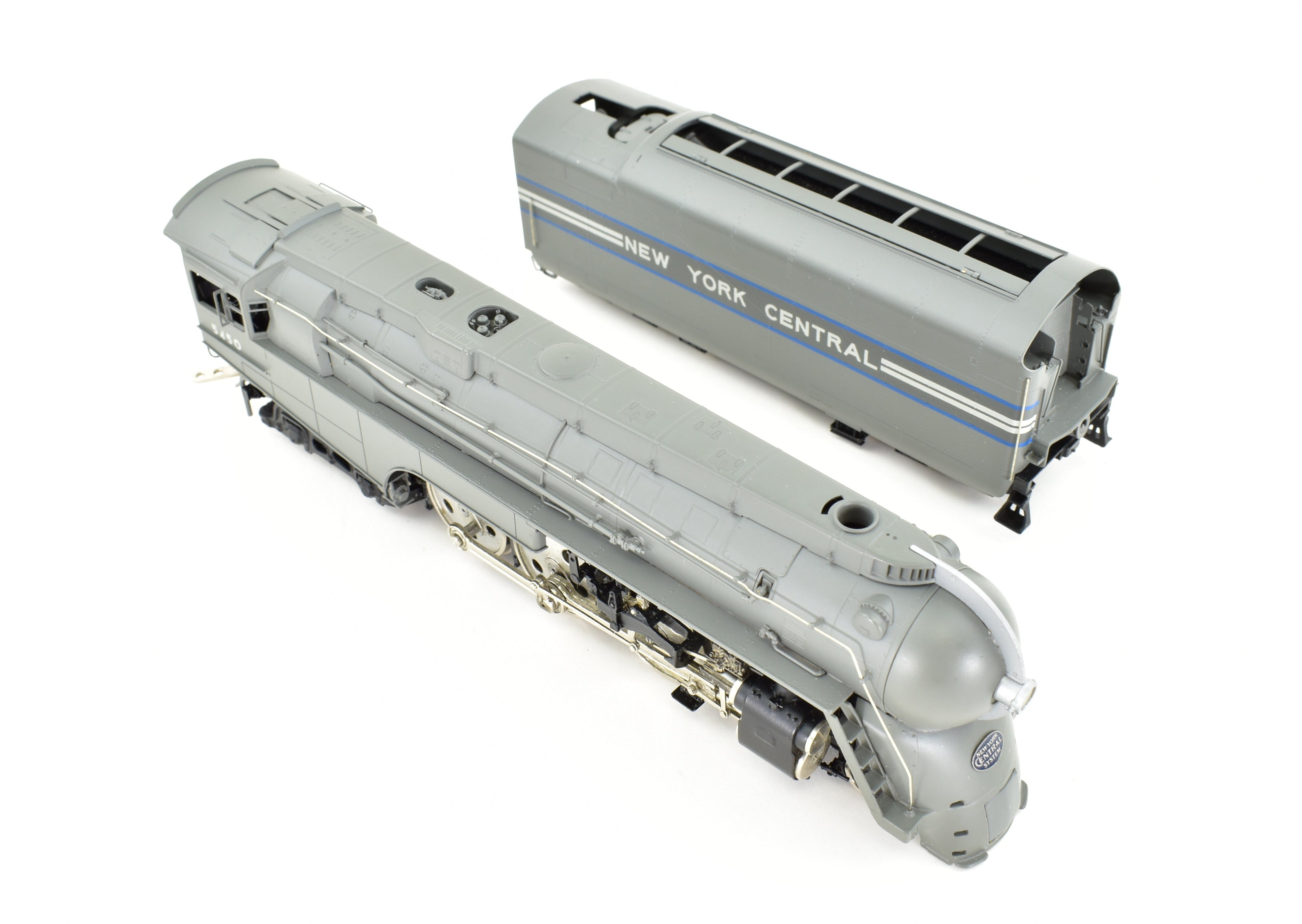 High - Quality HO Scale Brass Model Train Imported from NYC - New York Central J - 3A 4 - 6 - 4 Streamlined Hudson 20th Century Ltd FP No. 5450
