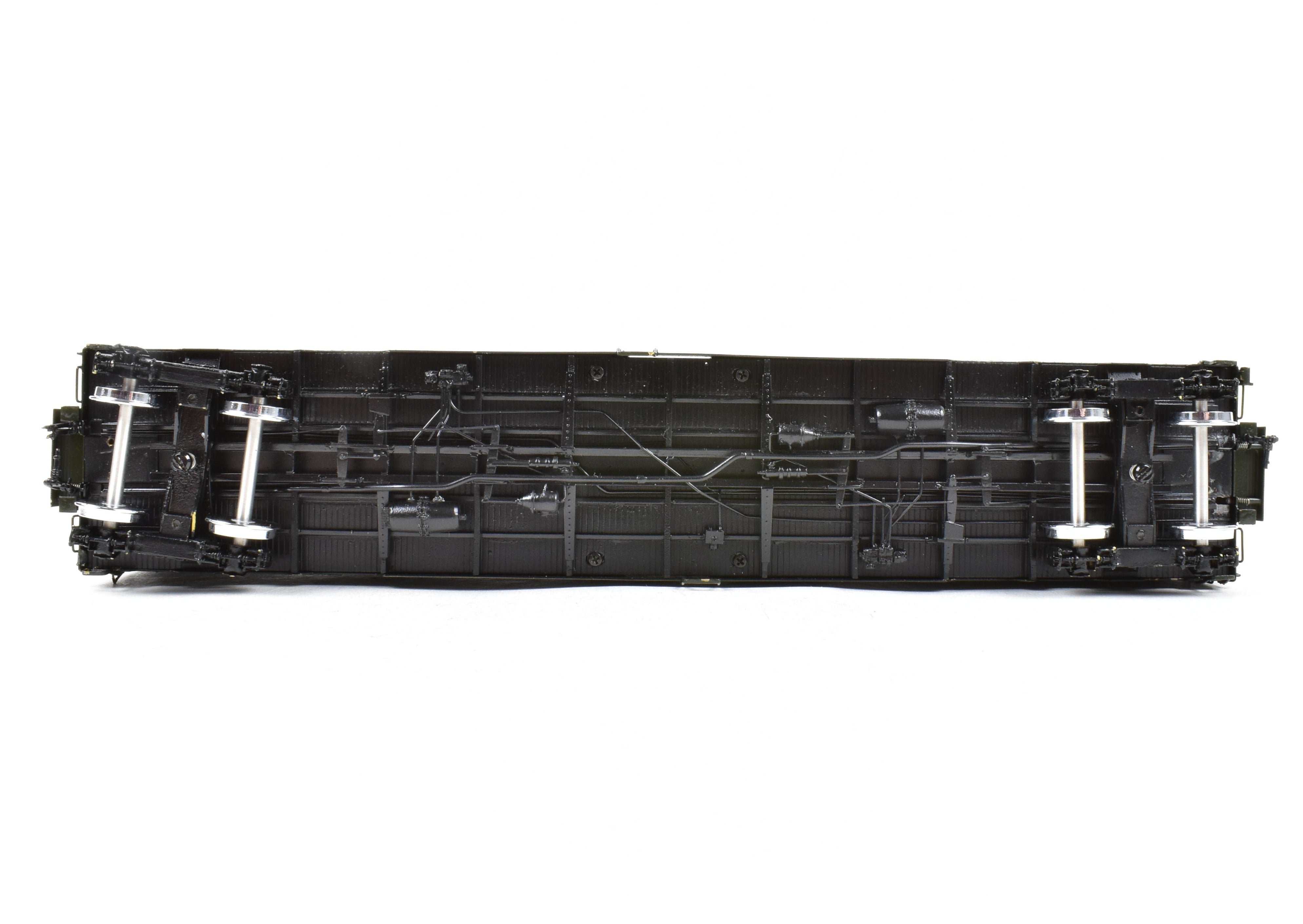 Steam Brass Pullman Troop Kitchen Car FP K100 Model by River Raisin, Ideal for Model Train Enthusiasts