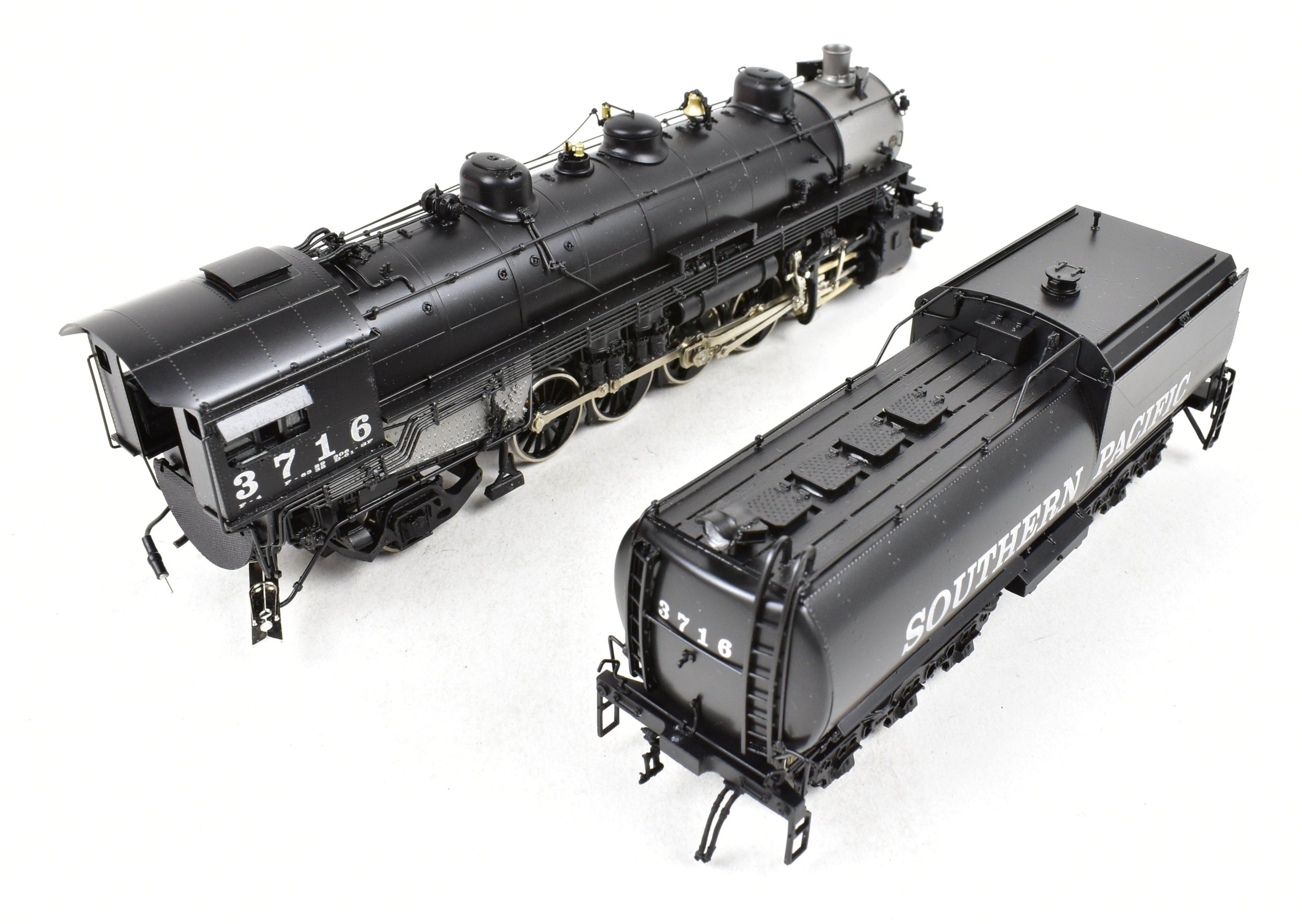 HO Scale Brass Precision Scale Co. Southern Pacific F-4 2-10-2 Factory Painted Locomotive Model No. 3716