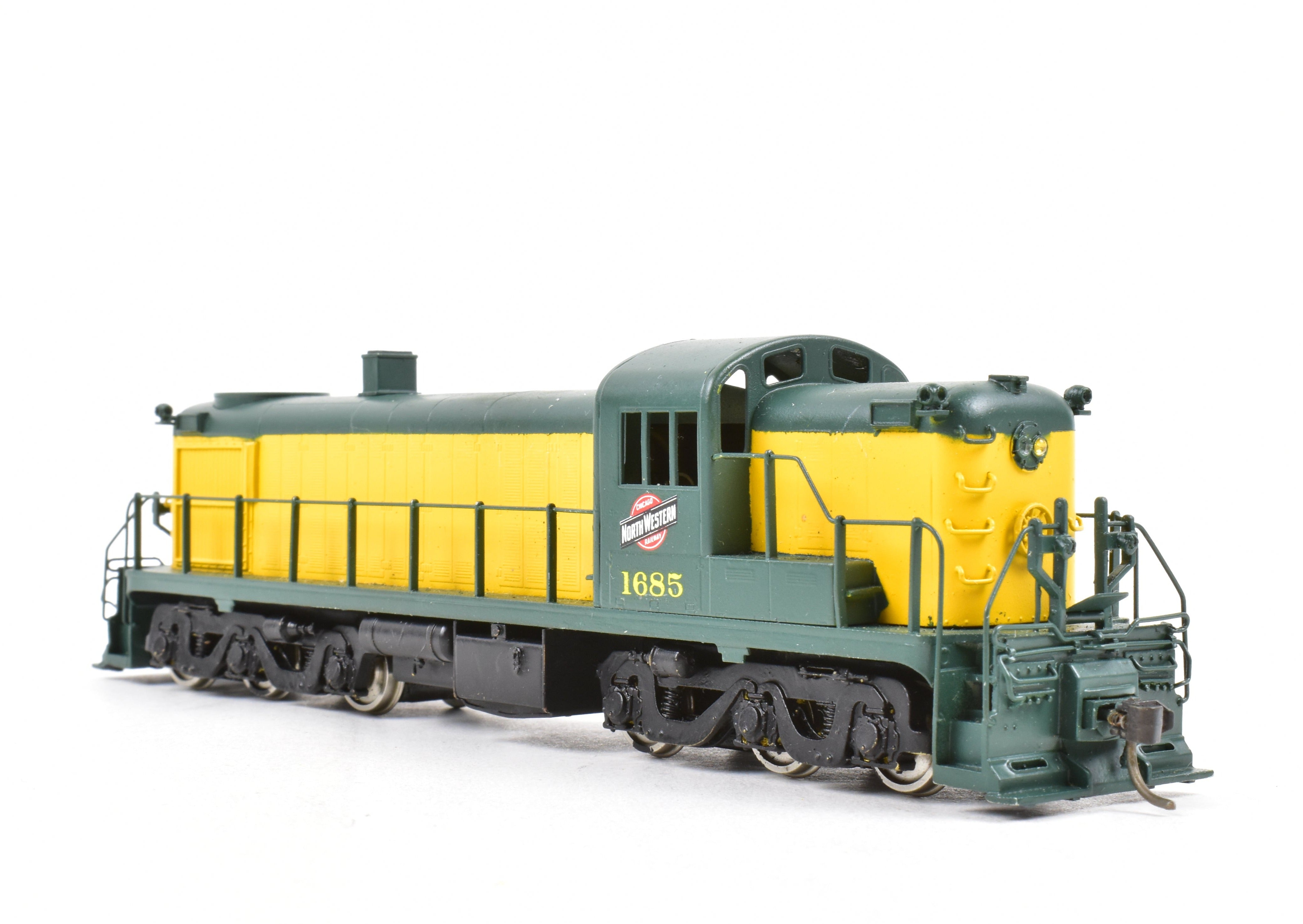 HO Scale Brass ALCO Locomotive Models of C&NW - Chicago & Northwestern ALCO RSD - 4/5 Phase 1 Custom - Painted as CP No. 1685