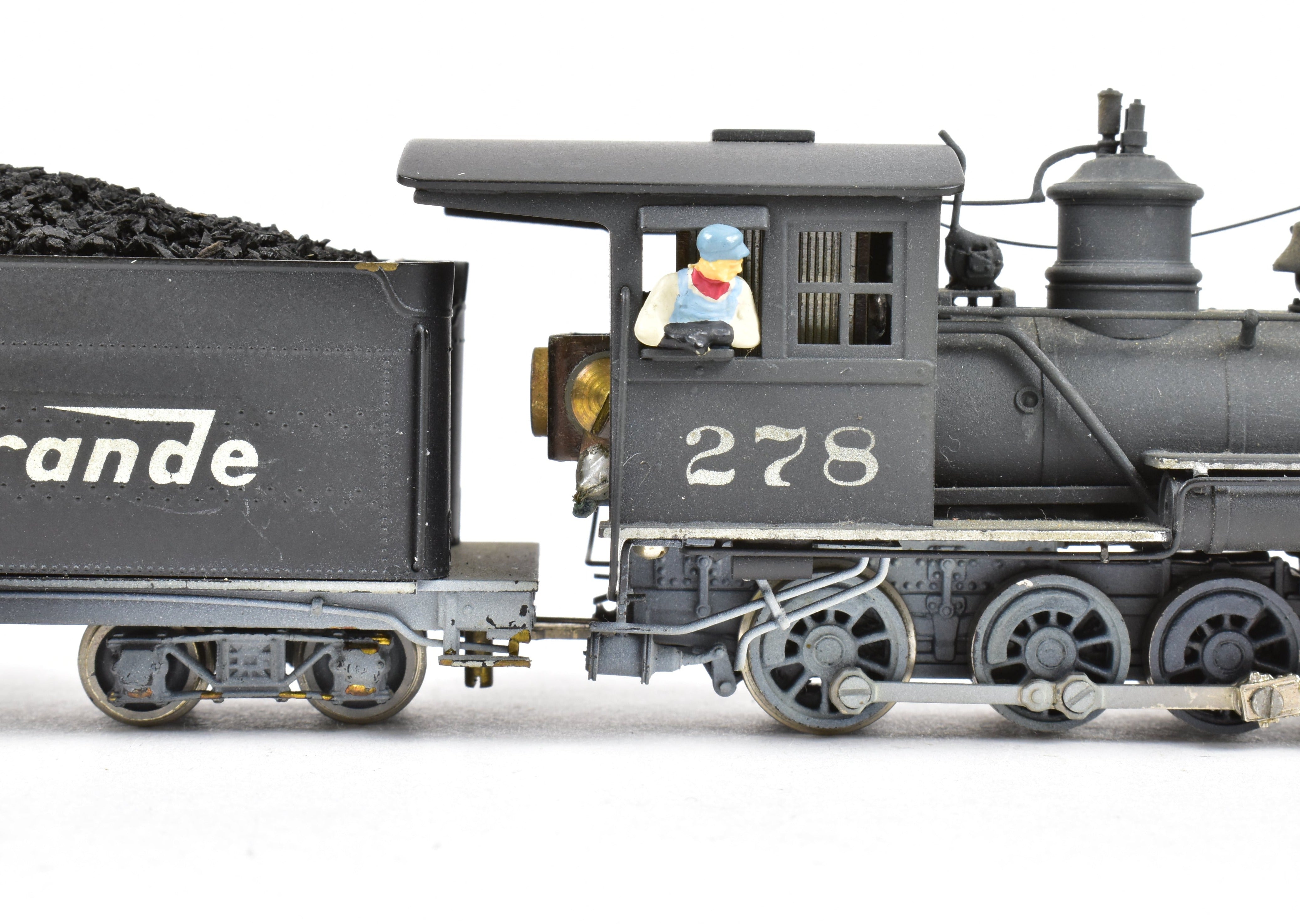HOn3 Custom Painted Brass D&RGW - Denver & Rio Grande Western C-16 2-8-0 #278 by Westside Model Co.