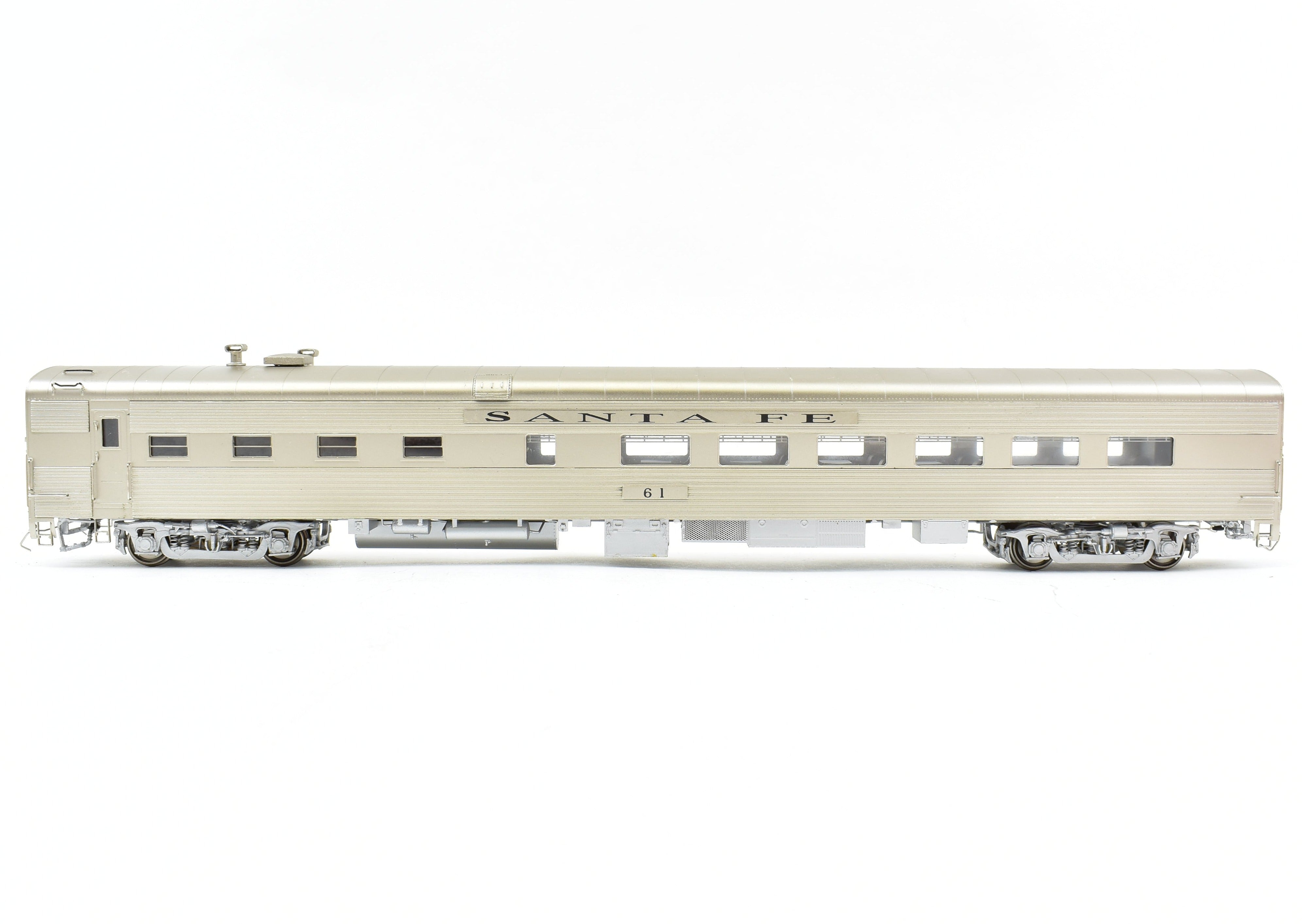 HO Scale Brass ATSF Santa Fe Director's Diner No. 61 Factory Painted & Lettered by Precision Scale Co.