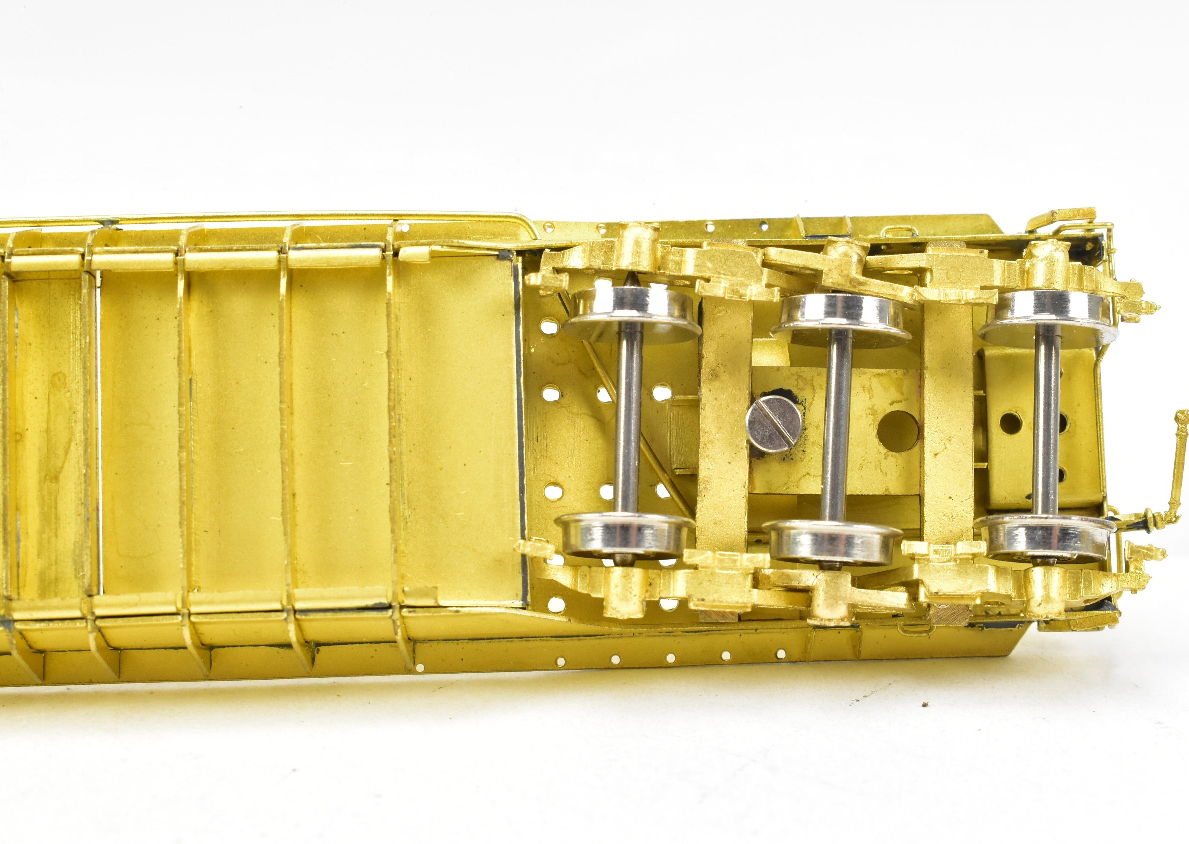 HO Scale Brass Greenville 55' Well Car with Transformer Load by OMI - Overland Models, Inc. for Chesapeake & Ohio (C&O) Railroad