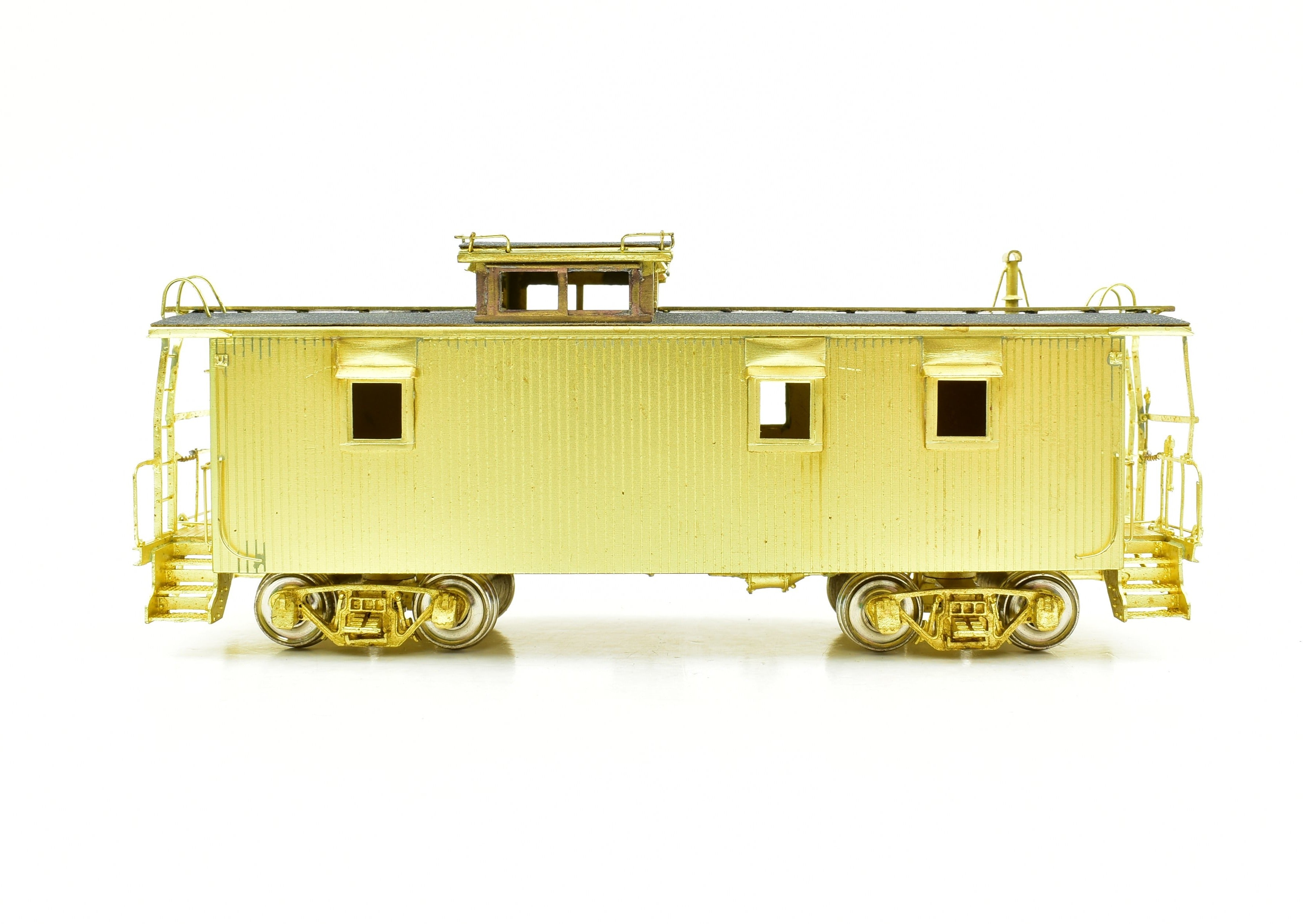 HO Scale Brass Railroad Caboose Model - OMI (Overland Models, Inc.) SAL (Seaboard Air Line) Wood Sheath Design