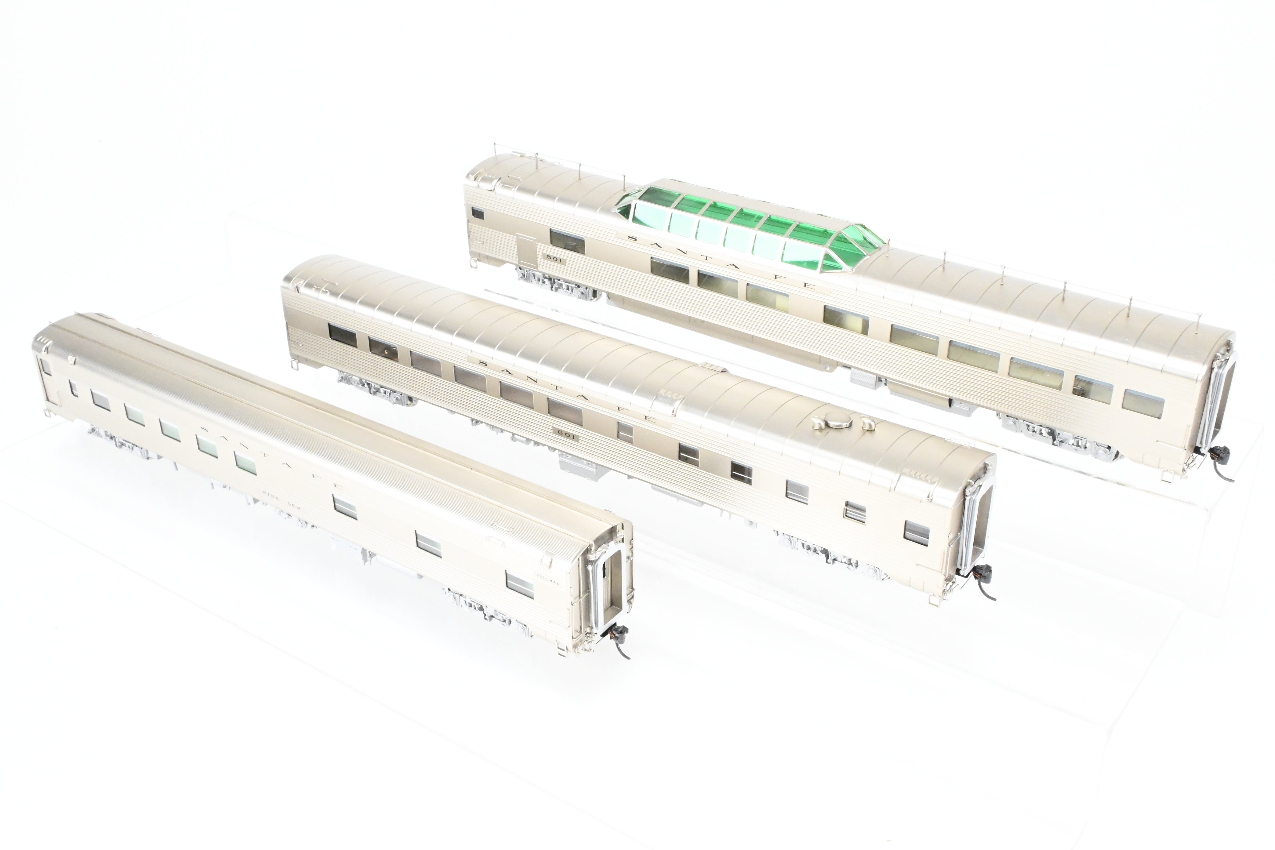 1997 HO Brass CIL Challenger Imports ATSF Santa Fe 10-Car Super Chief Set