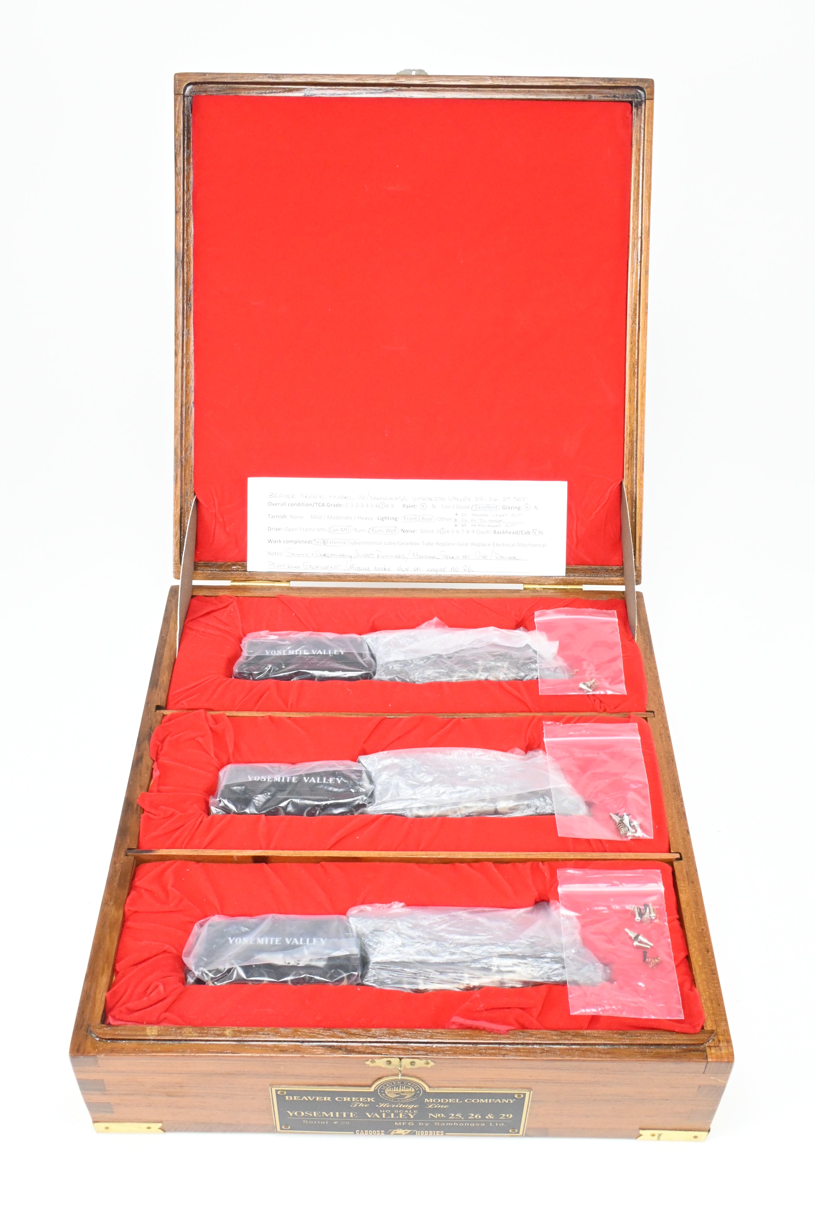HO Brass 3-Locomotive Set from Beaver Creek - Heritage Line Serial #28