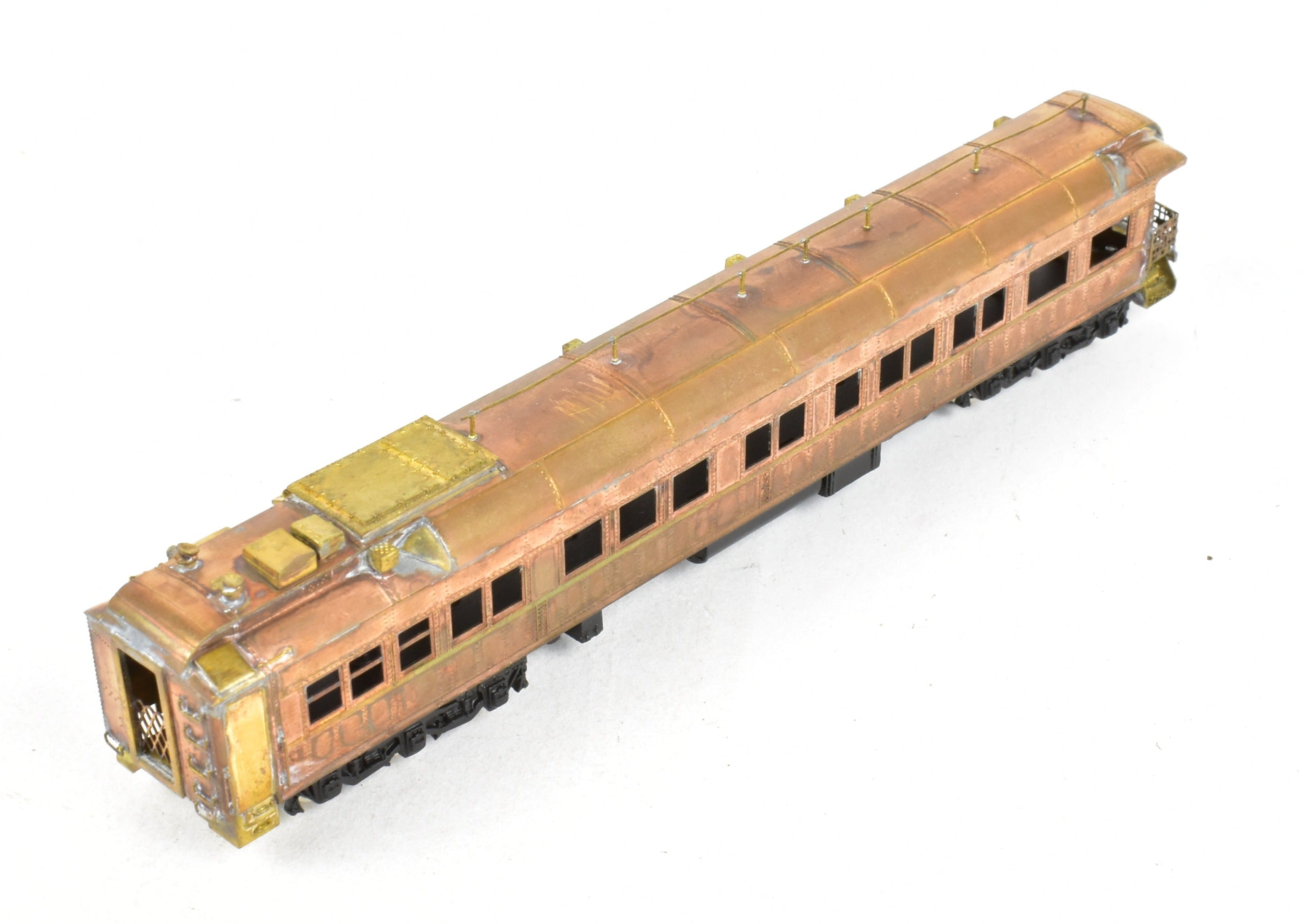 N Scale Brass ATSF - Santa Fe Heavyweight Business Car #9/10, AS-IS Condition