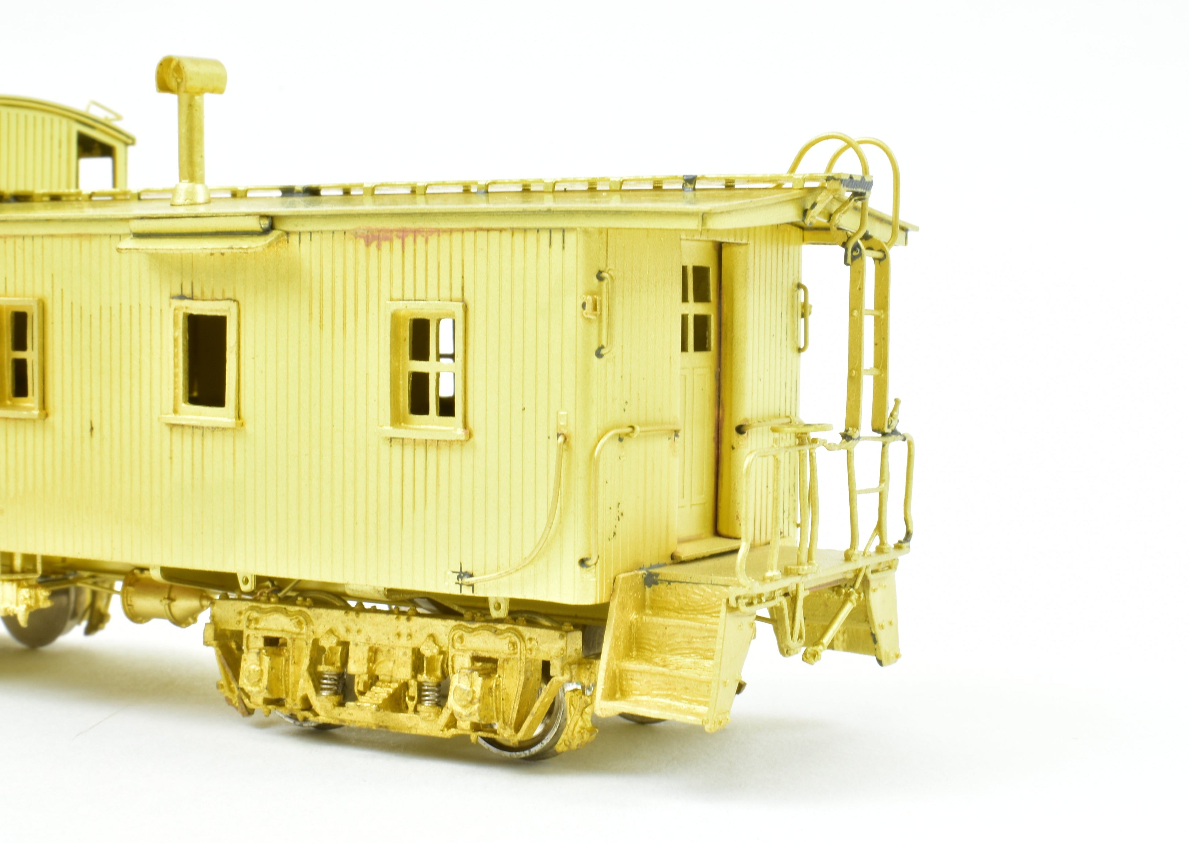 HO Scale Brass Chicago & Northwestern Wood Caboose End Windows by Overland Models, Inc. (OMI) - Ideal for Model Railroading Enthusiasts