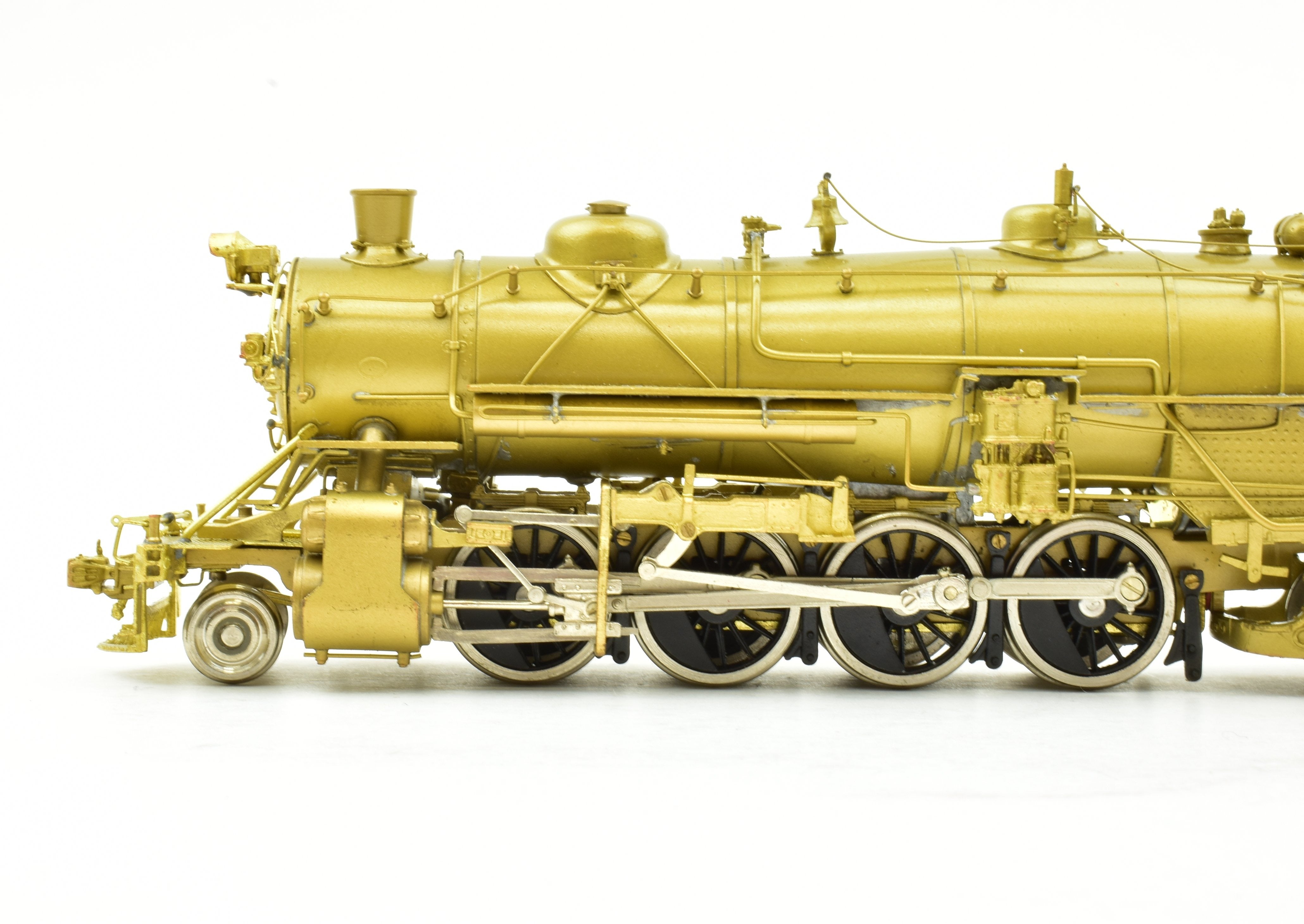 HO Scale Brass Model Train - Westside Model Co. Baltimore & Ohio Q - 4b 2 - 8 - 2 Mikado Steam Locomotive With Auxiliary Tender