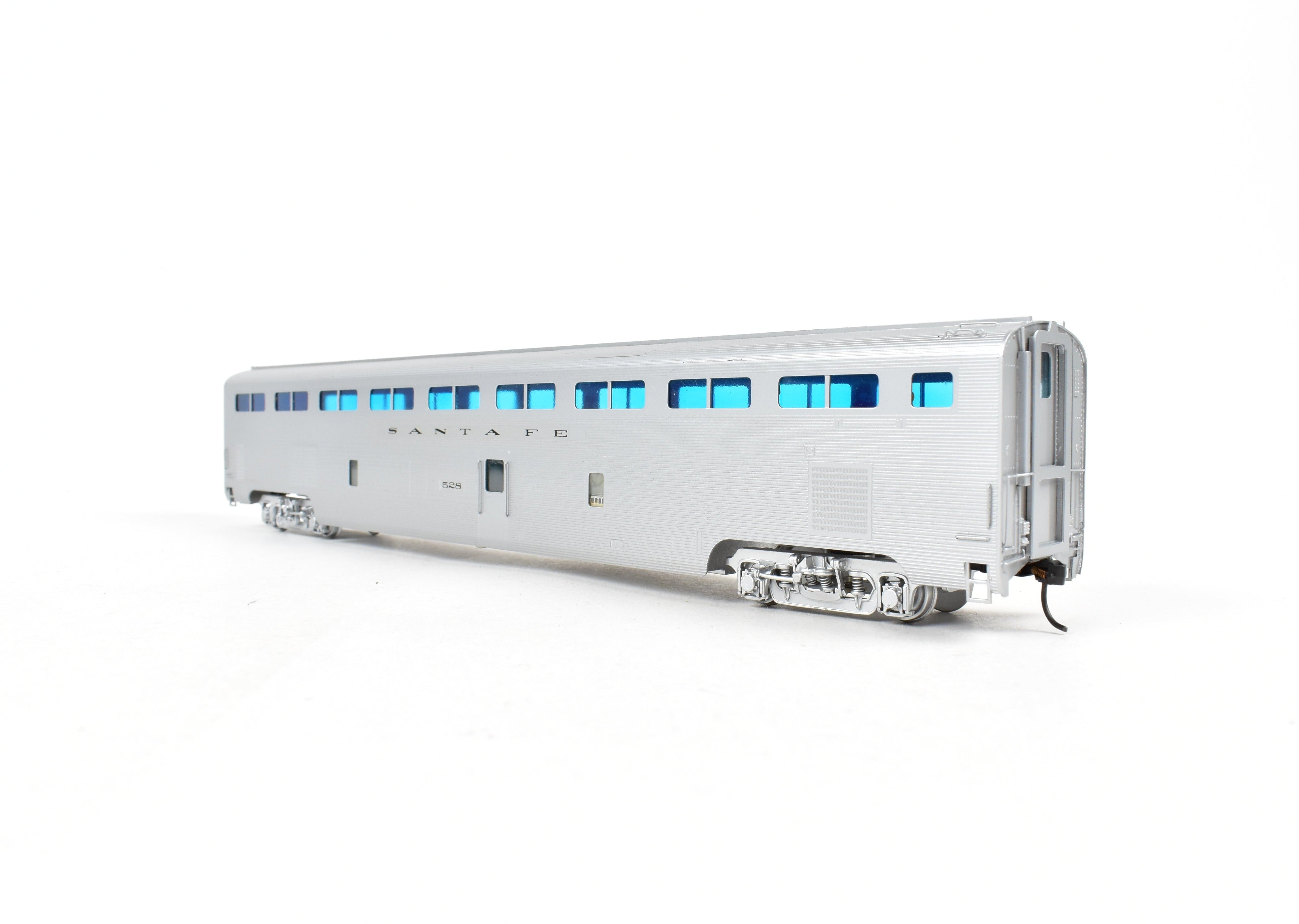 HO Brass Hallmark ATSF Santa Fe High - Level 528 Series Lettered & Numbered Chair Car