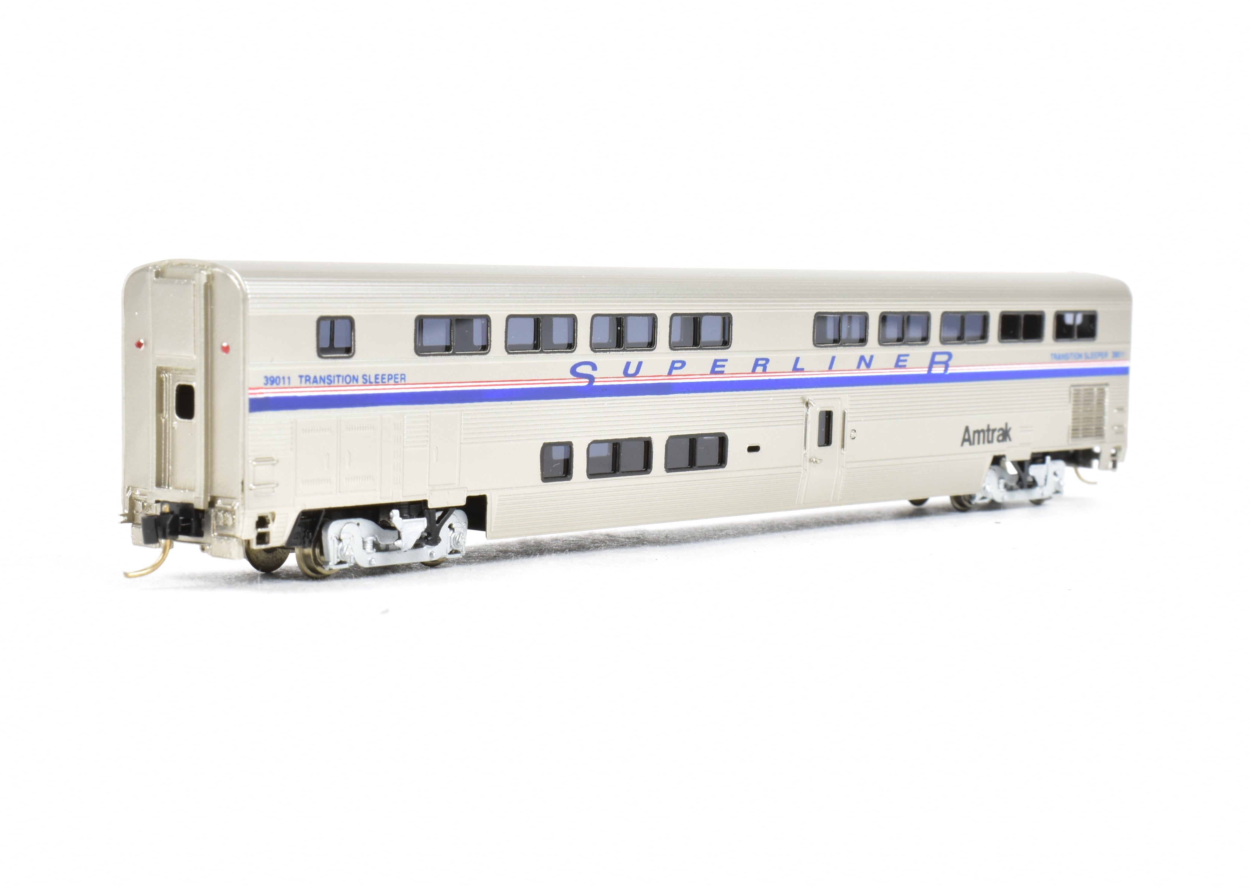 N Scale Brass Amtrak Transition Superliner Sleeper FP 39011 by OMI