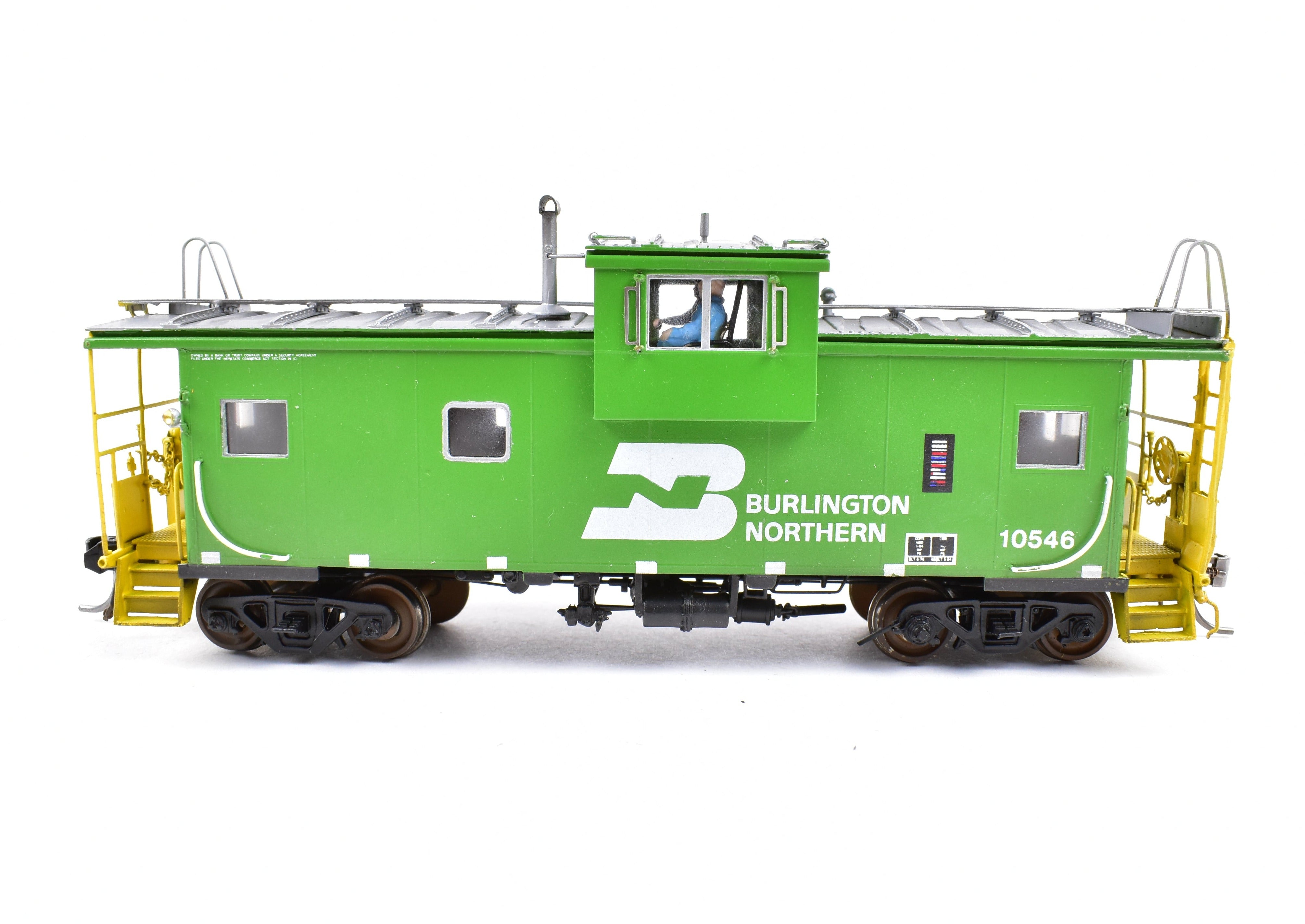 HO Scale Brass OMI Burlington Northern Caboose #10546 Pro Painted