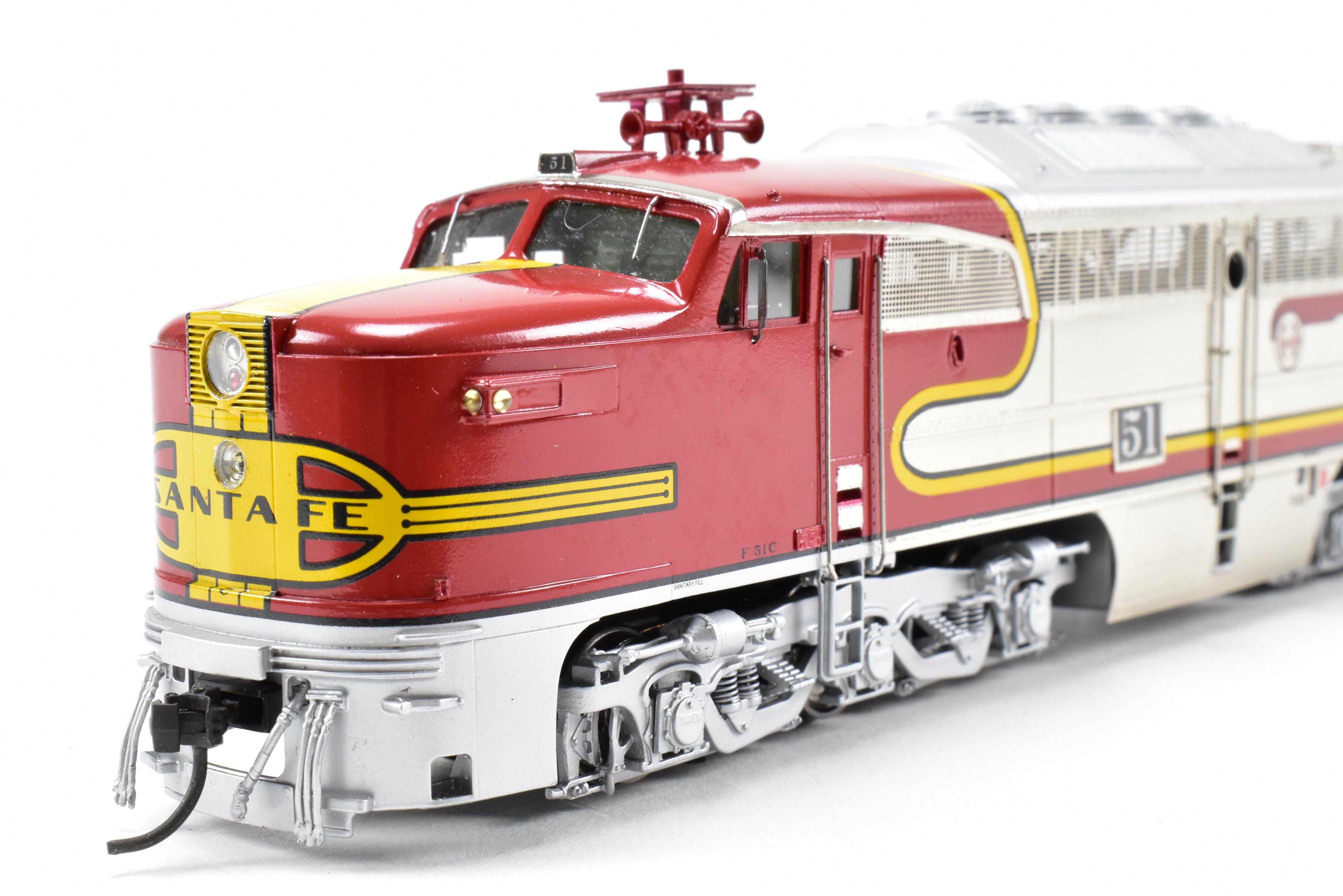 HO Brass OMI AT&SF Santa Fe ALCO PA-1/PB-1/EMD Repowered FP Set #51L/#51A/#51C