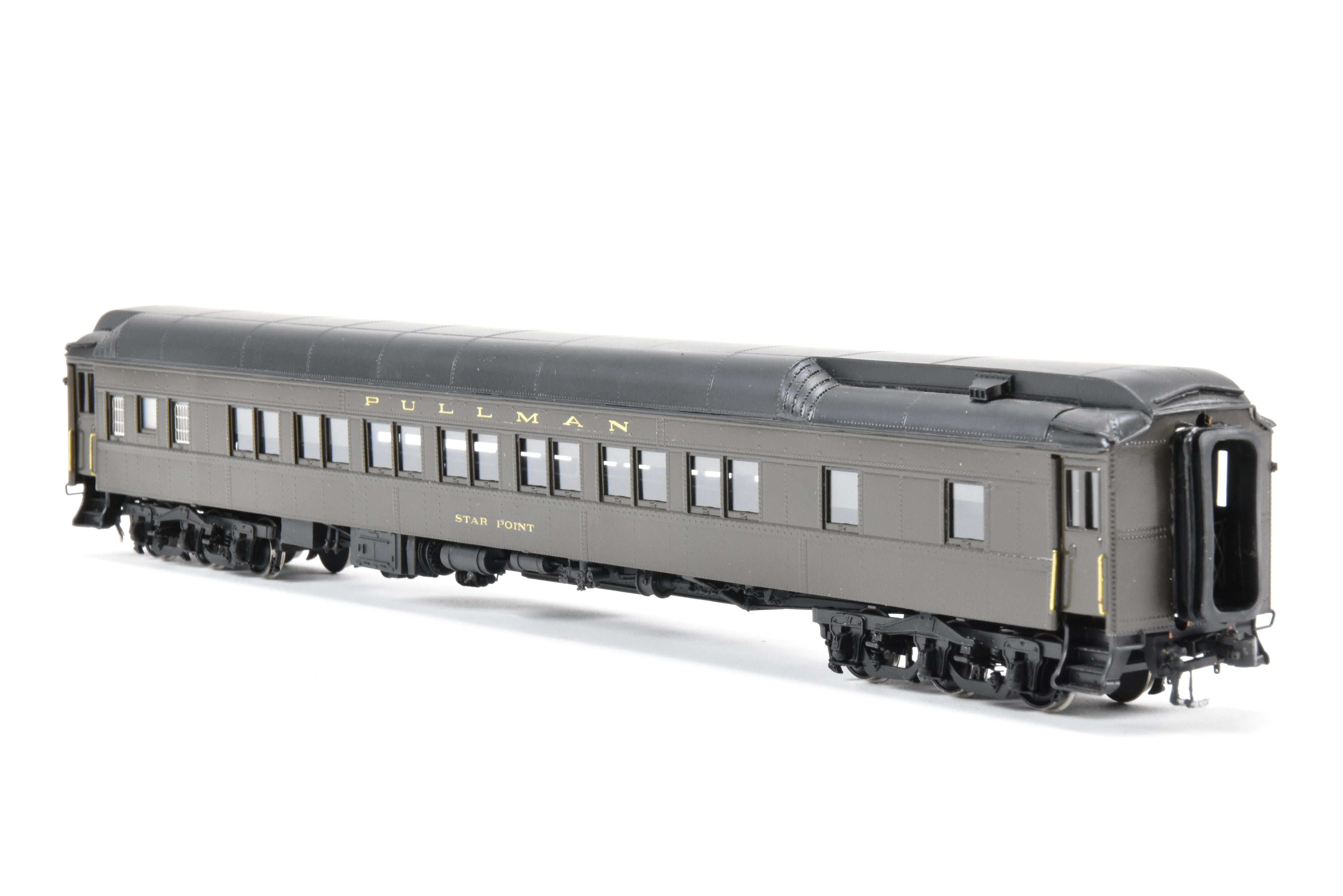 HO Brass PSC Precision Pullman 80' Sleeper Tourist Car Plan 3958A, Star Point Lettered