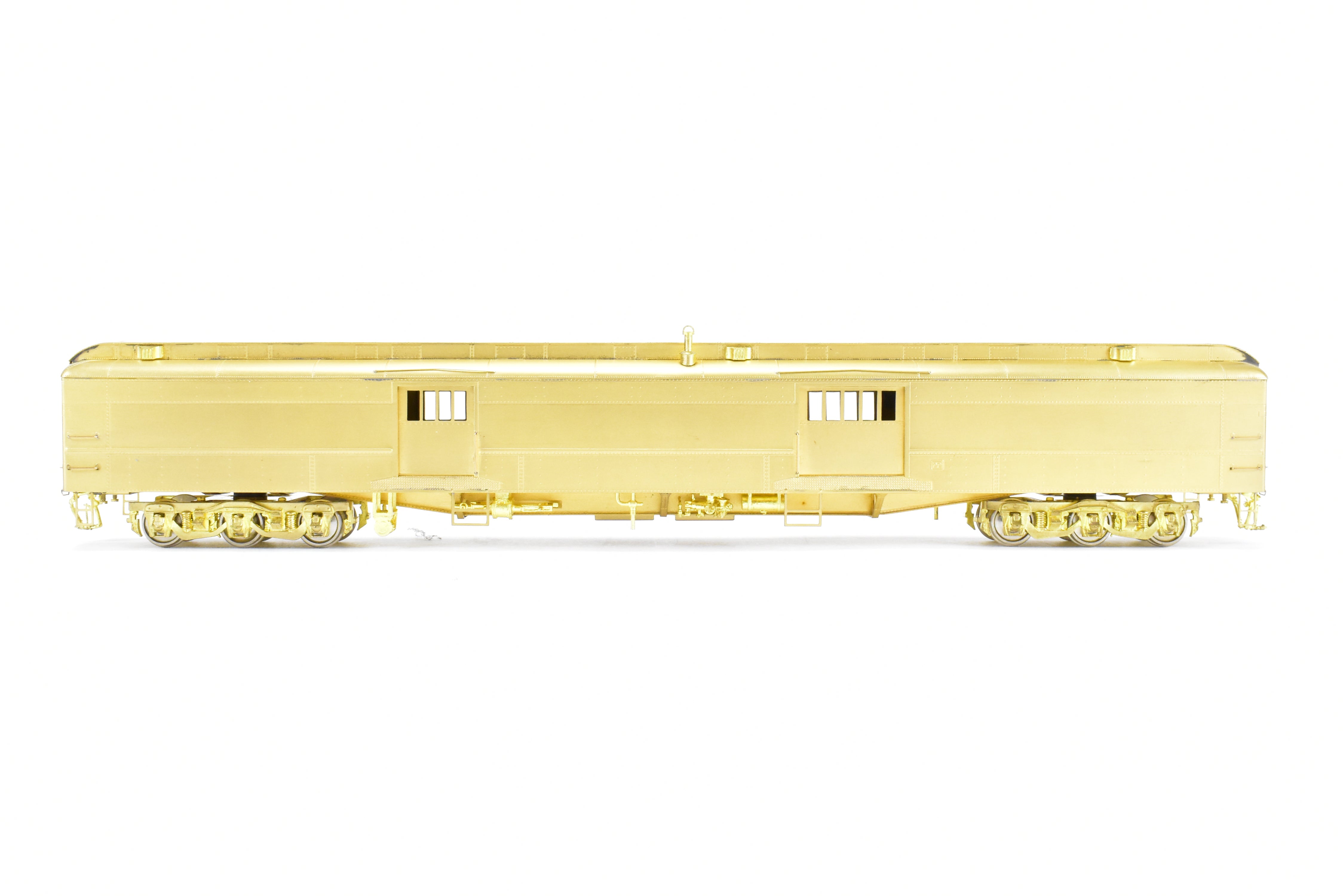 HO Scale Brass Cascade Models Great Northern (GN) Baggage Car Original Version with Square Ends and Wood Doors, Model Numbers #475 - #486