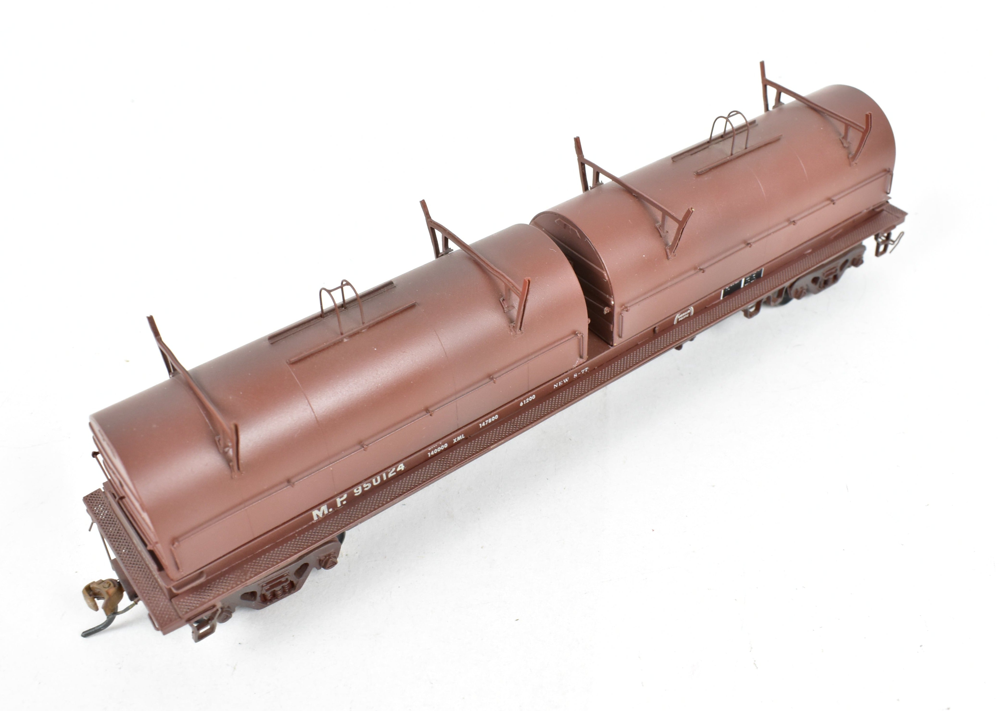 HO Brass OMI Thrall Coil Steel Car Painted for Mopac by Overland Models