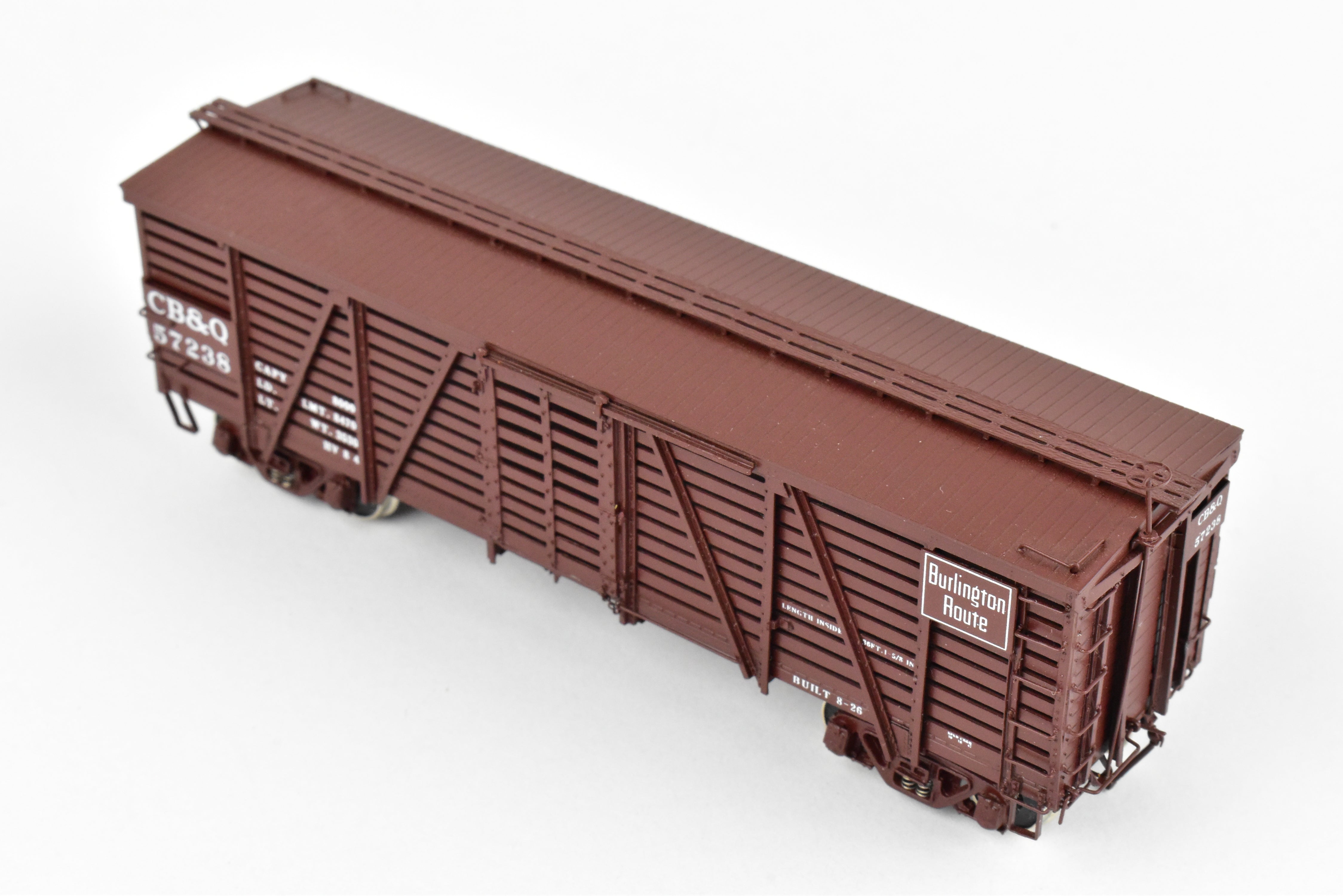 HO Brass CIL Challenger Imports CB&Q Burlington Route SM - 16 36' Stock Car #57238