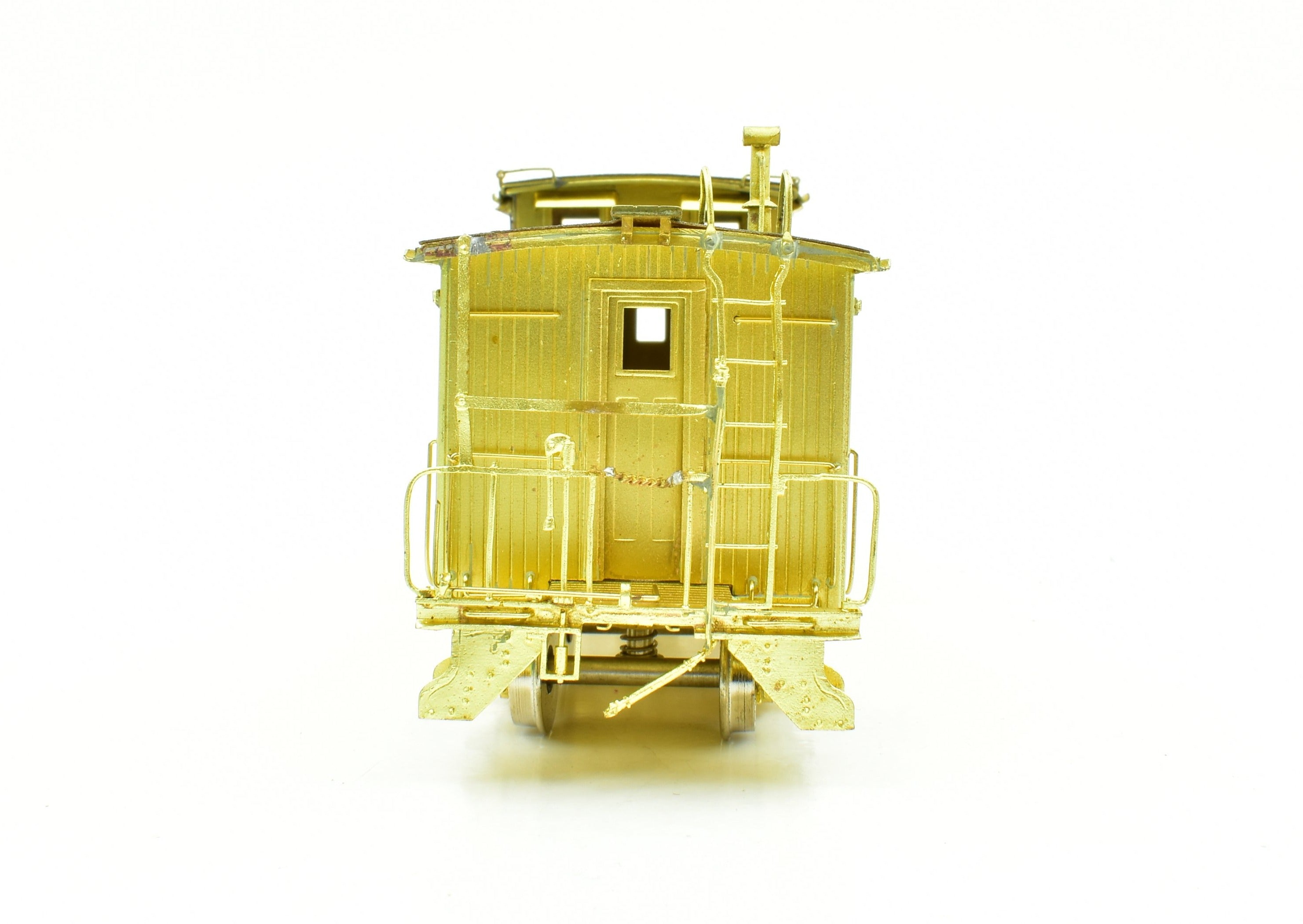 HO Scale Brass Railroad Caboose Model - OMI (Overland Models, Inc.) SAL (Seaboard Air Line) Wood Sheath Design