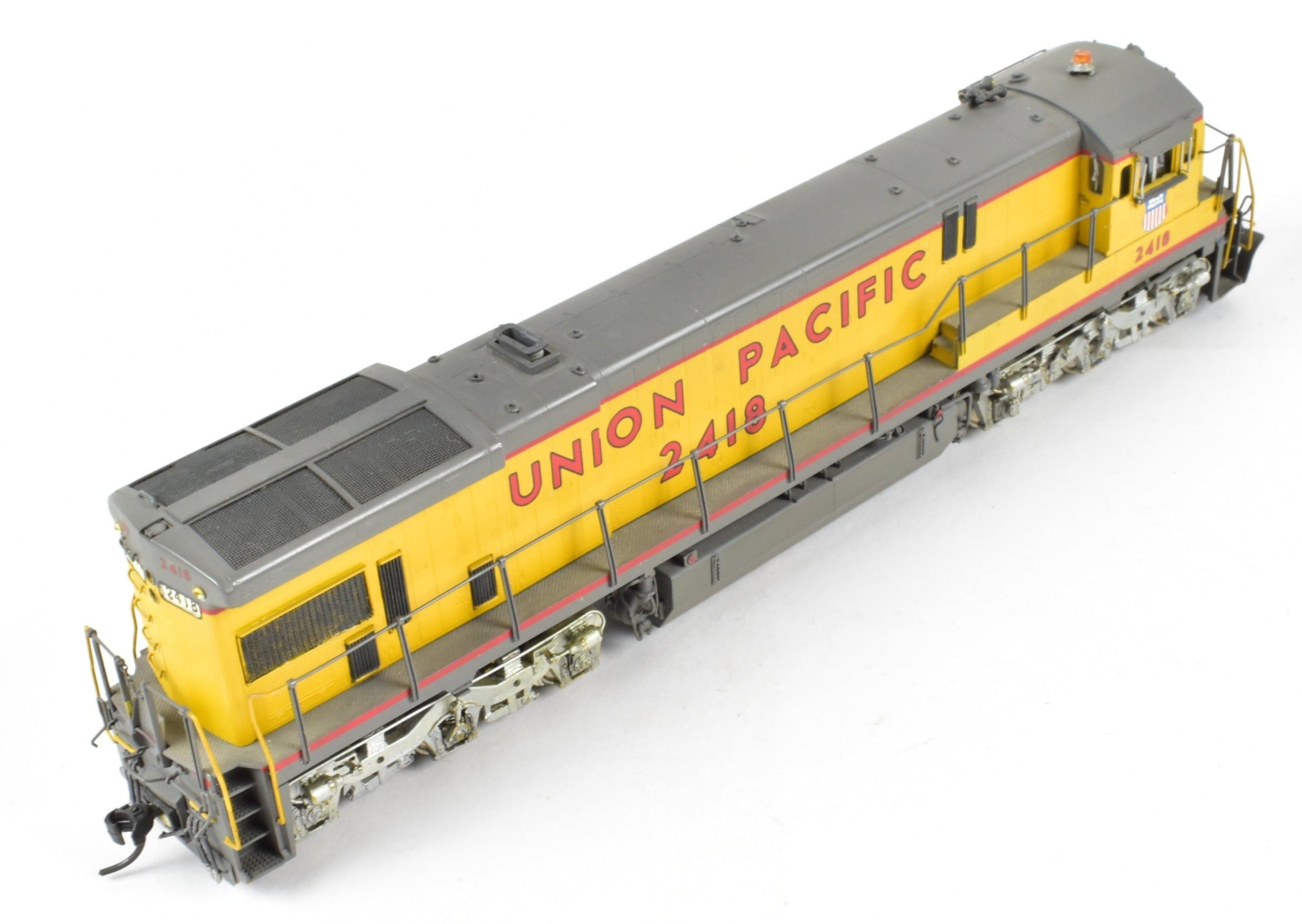 HO Scale Brass Diesel Locomotive Model - Overland Models, Inc. Union Pacific GE C - 30 - 7 with 4 - Window Cab and without Anticlimber CP