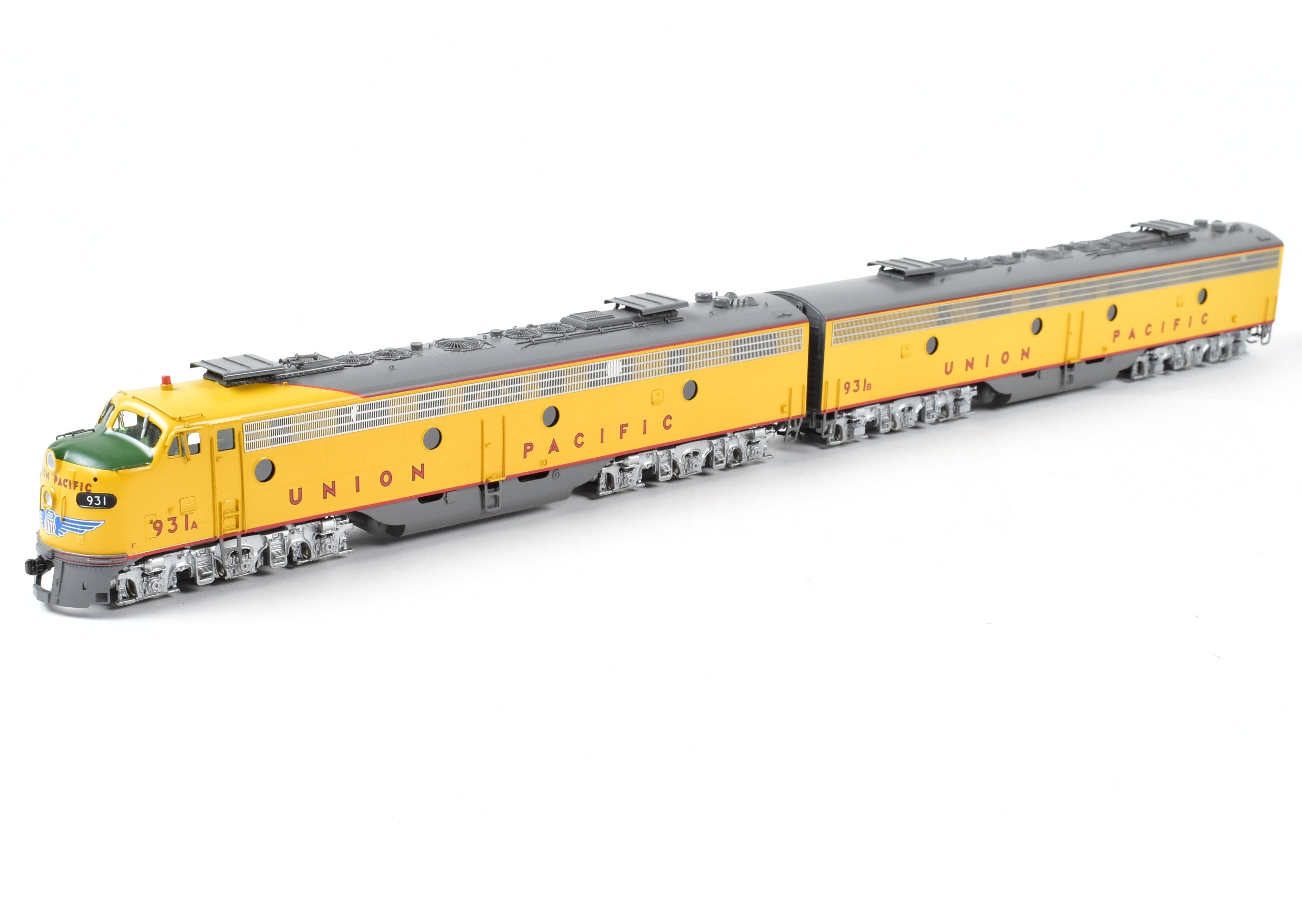 HO Scale Brass Union Pacific EMD E8 A/B Set Model Train - Challenger Imports Premium Collection