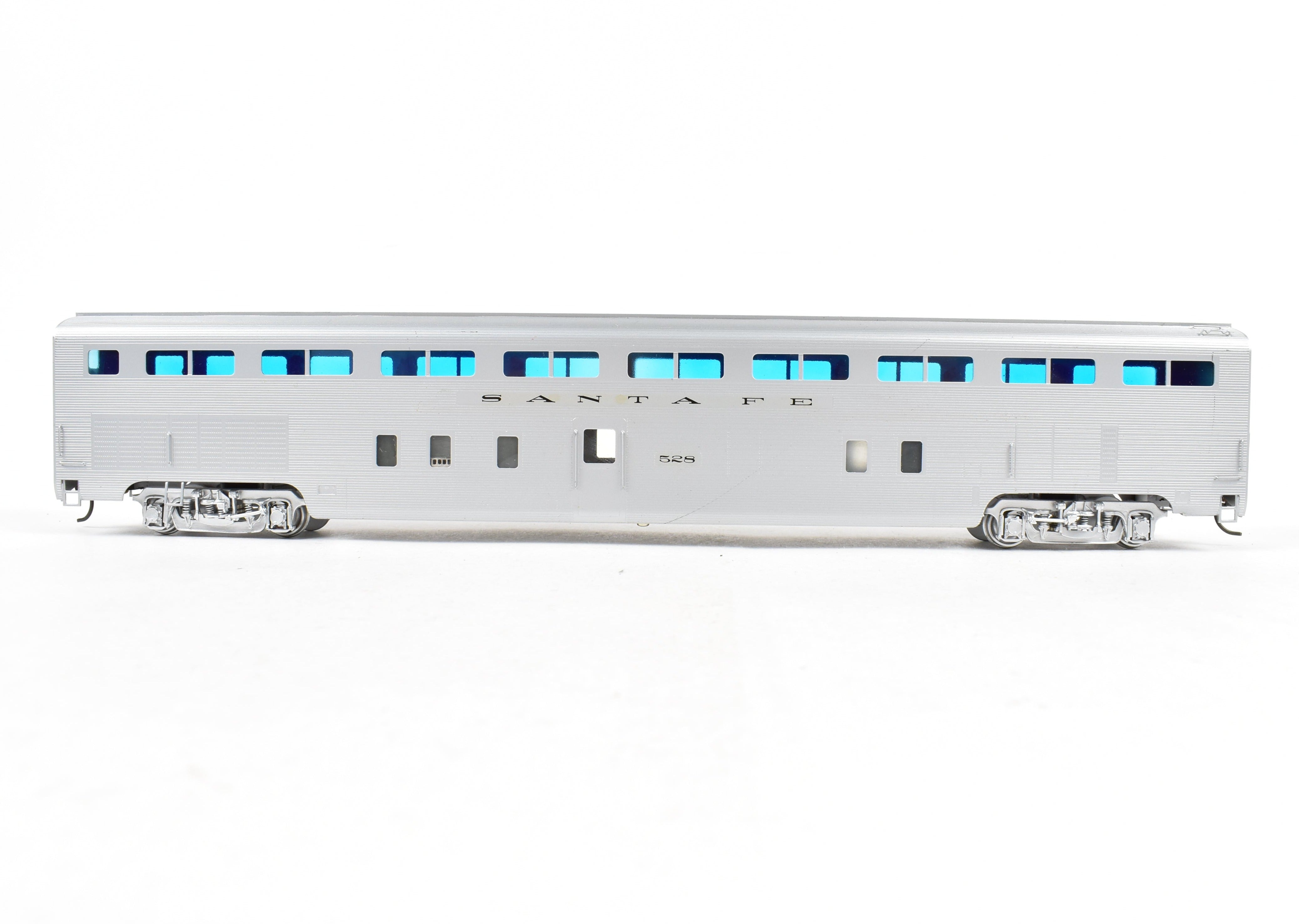 HO Brass Hallmark ATSF Santa Fe High - Level 528 Series Lettered & Numbered Chair Car