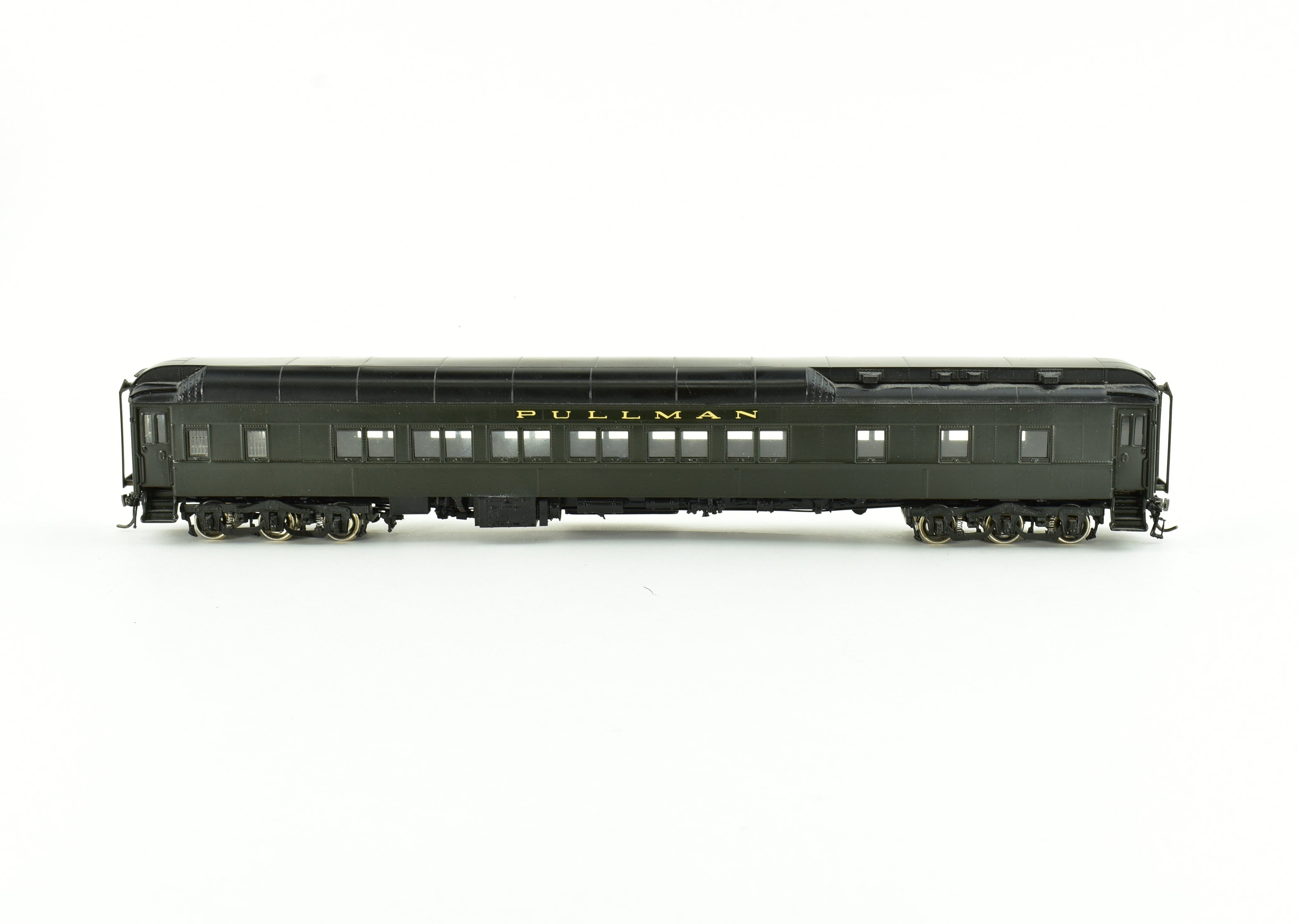 High - Quality HO Scale Brass Precision Scale Co. Pullman 80 - Foot Sleeper 14 - Section Tourist Car Model Plan 3958A with Ice and Air FP