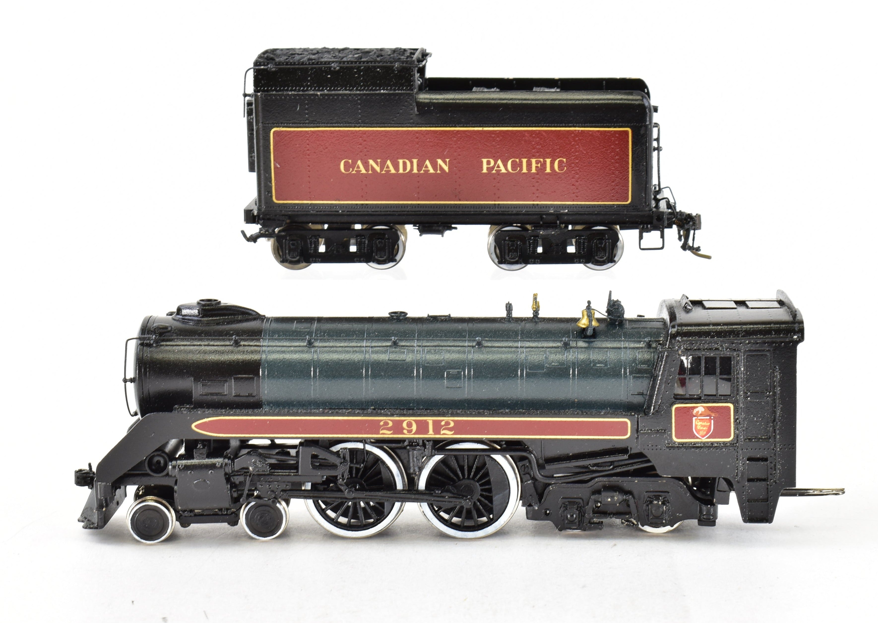 HO Scale Brass PFM - Van Hobbies CPR - Canadian Pacific Railway 4-4-4 Class F-1a Jubilee Model Locomotive with Custom Painted Finish