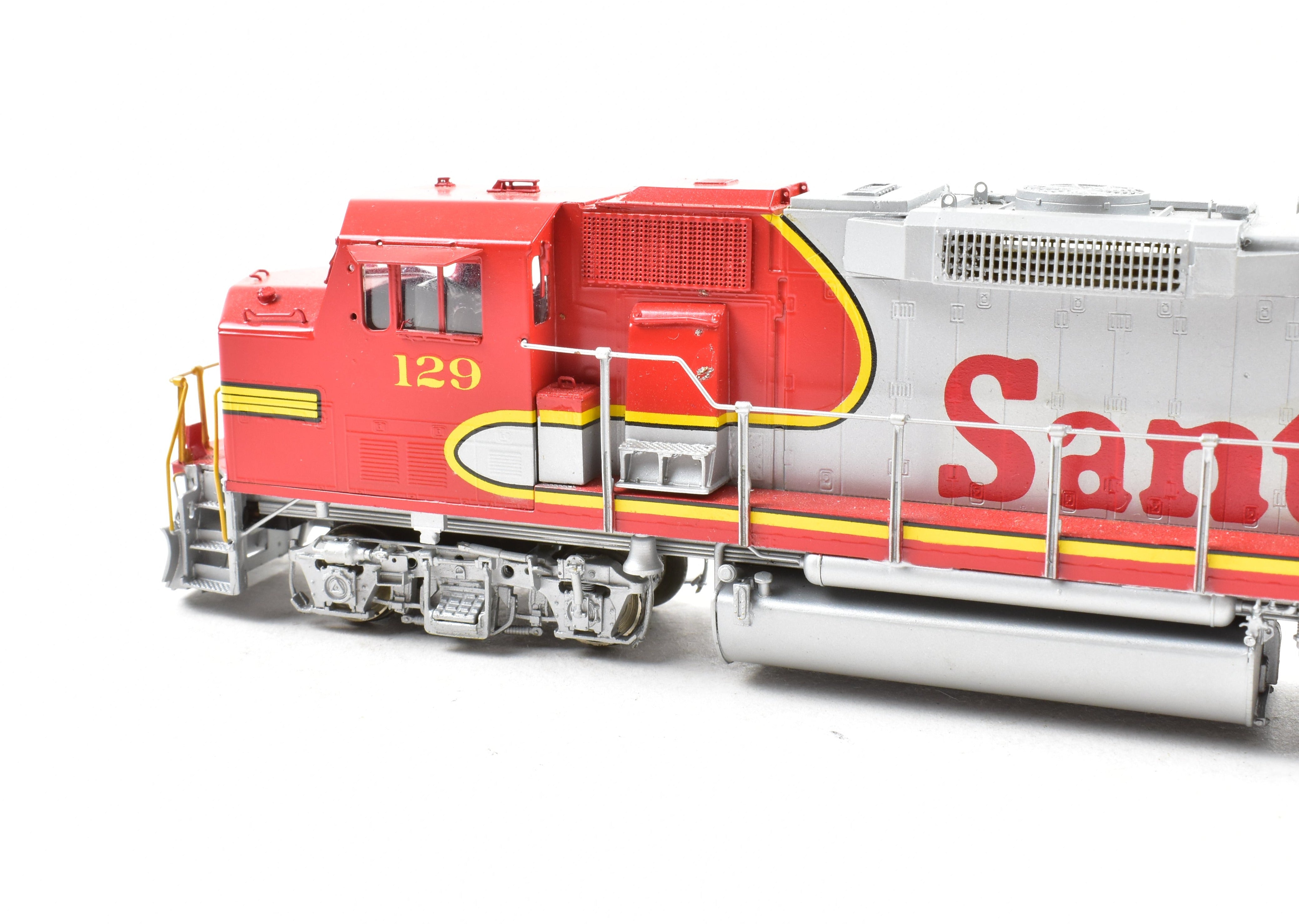 HO Scale Brass Model Train Engine - Overland Models Inc. AT&SF Santa Fe GP60M Factory Custom - Painted by OMI