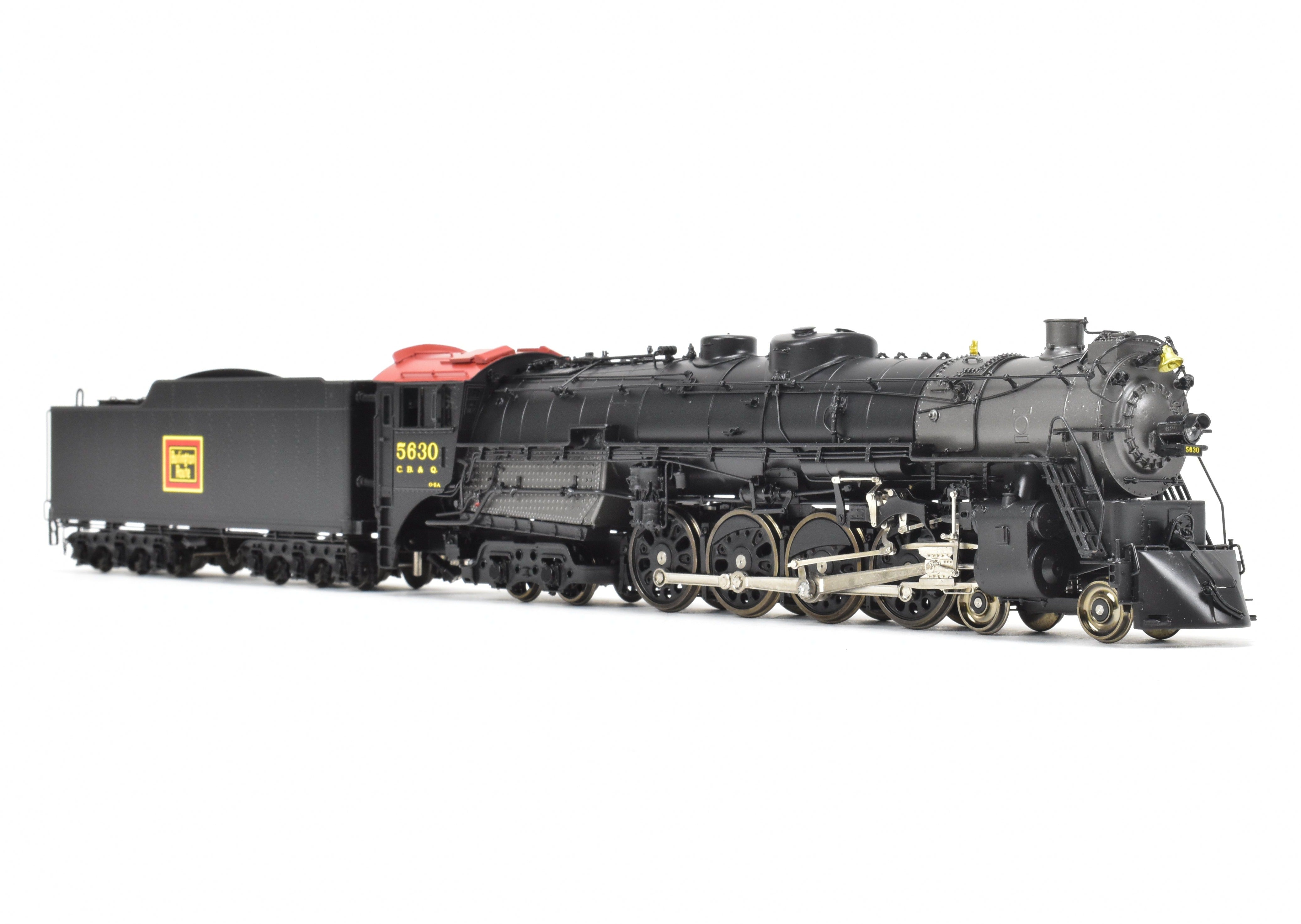 HO Scale Brass Model Train - Oriental Limited CB&Q - Burlington Route O - 5a 4 - 8 - 4 Factory Painted Locomotive #5630