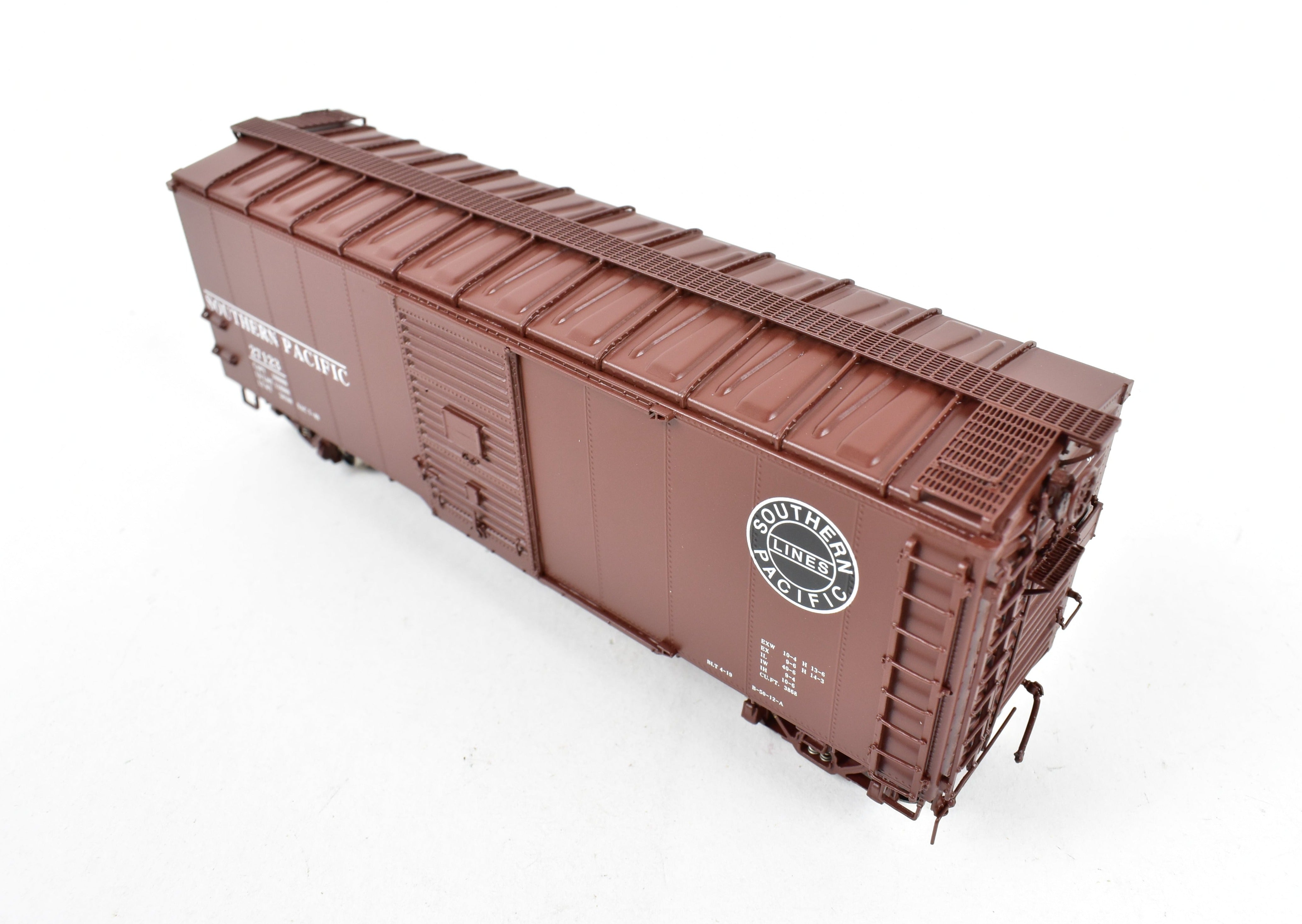 HO Scale Brass Challenger Imports CIL Southern Pacific Class B - 50 - 12 - A Rebuilt Steel Side Box Car Factory Painted with Number 27123