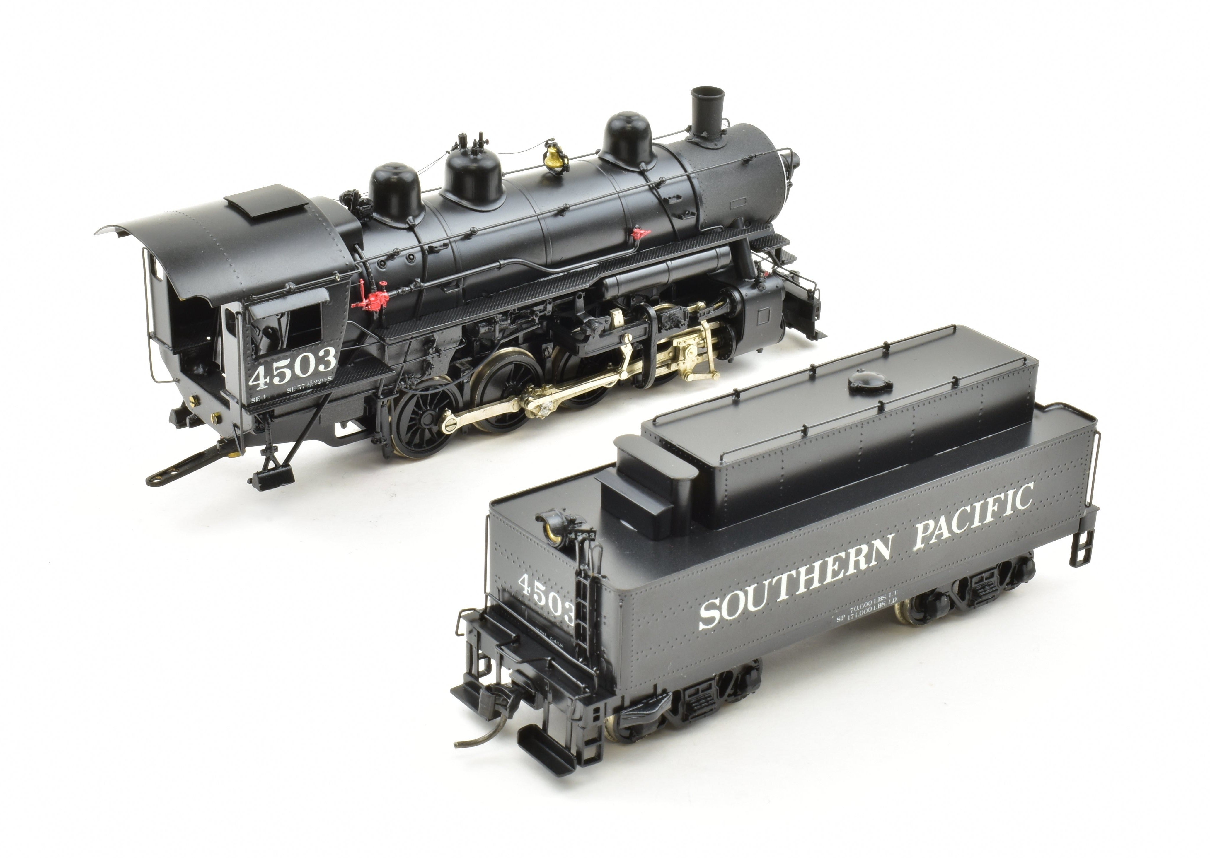 High - Quality HO Scale Brass Balboa SP - Southern Pacific SE - 4 0 - 8 - 0 Locomotive Professionally Painted and Upgraded by Hal Maynard