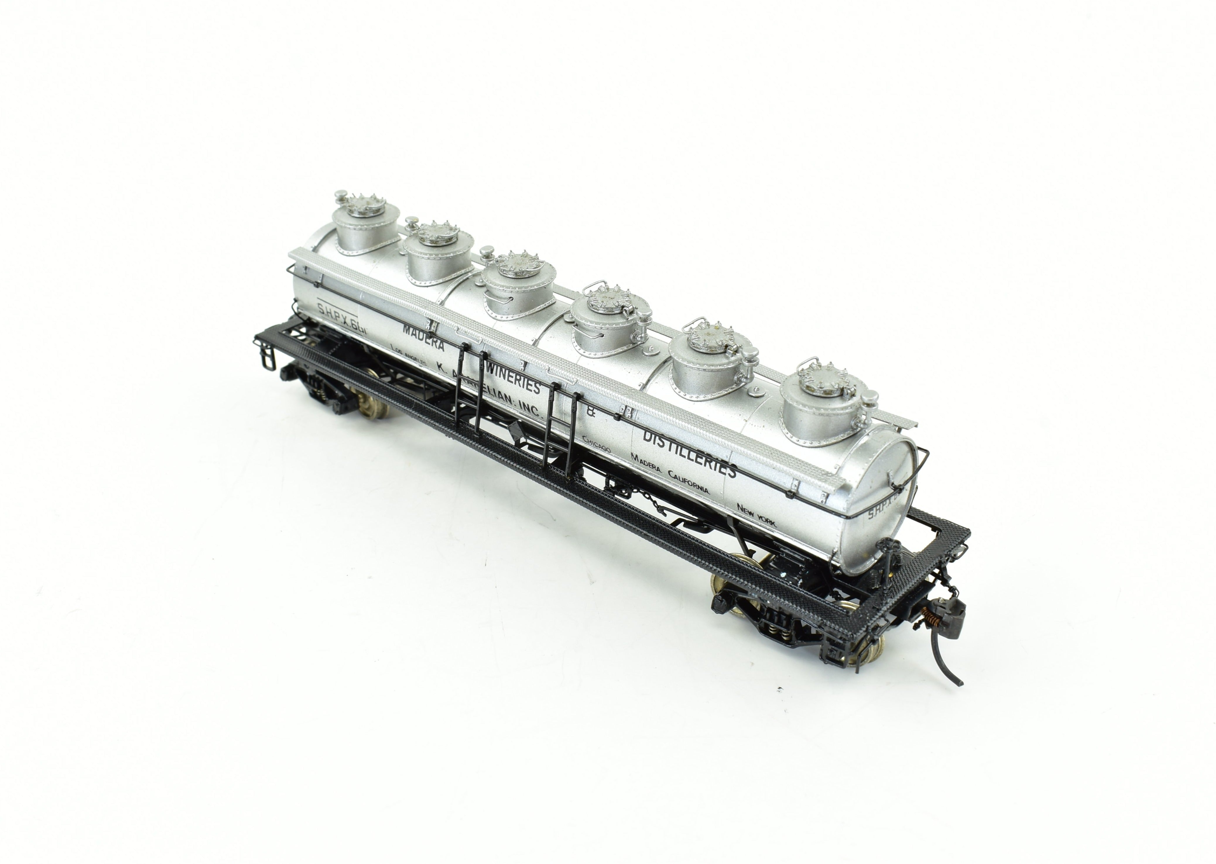 1992 HO Brass Precision Scale Co. G.A.T.X. Madera Wineries 6 Dome-Wine Tank Car