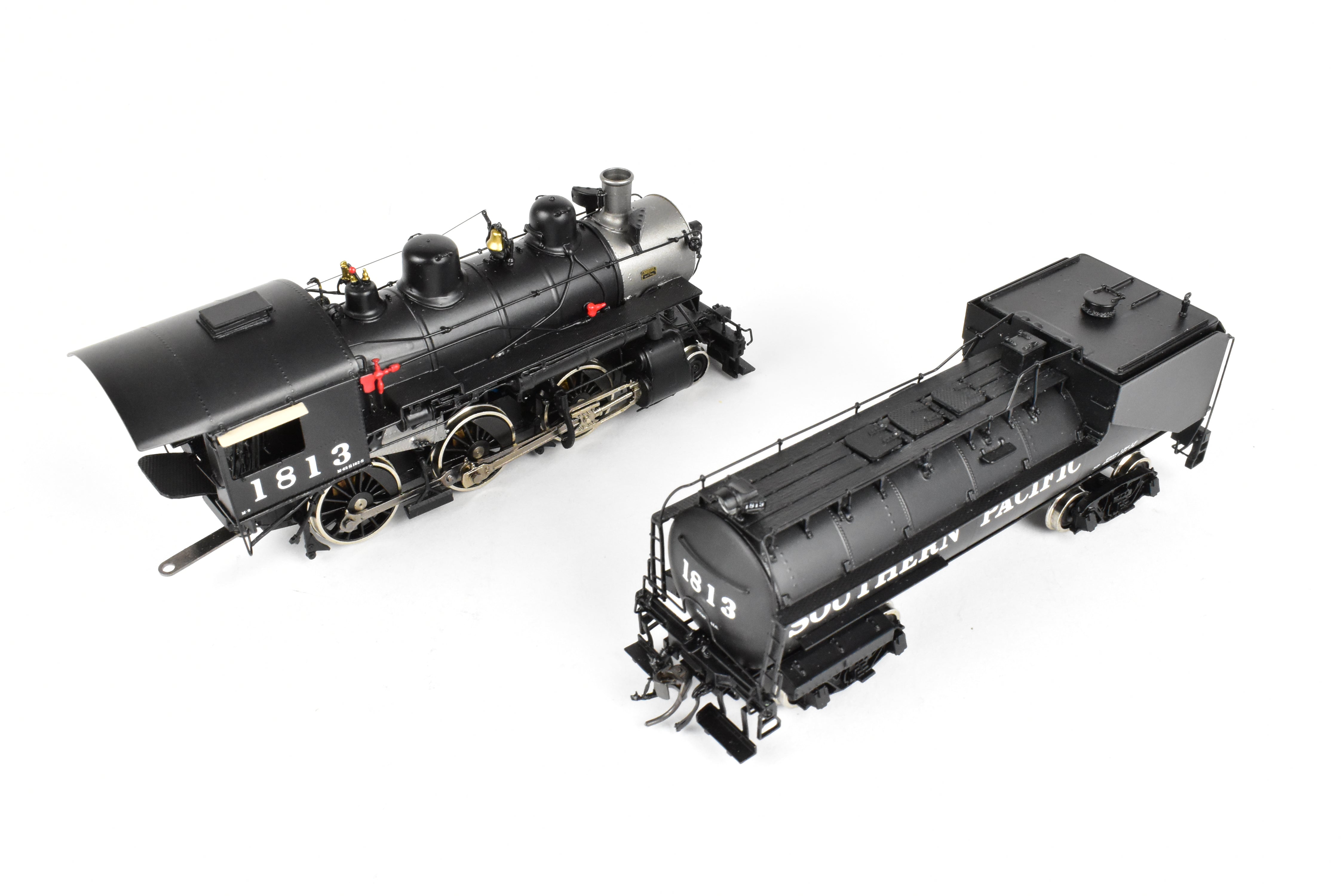 HO Scale Brass Model Train - Sunset Models Southern Pacific M - 9 2 - 6 - 0 FP Locomotive No. 1813 Equipped with QSI DCC and Sound System